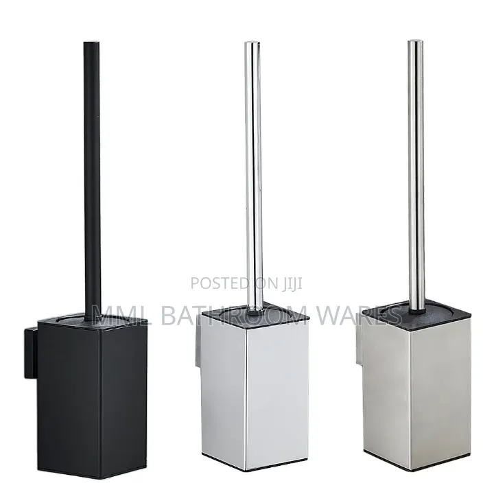 Stanless Steel Square Toilet Brush With Holder
