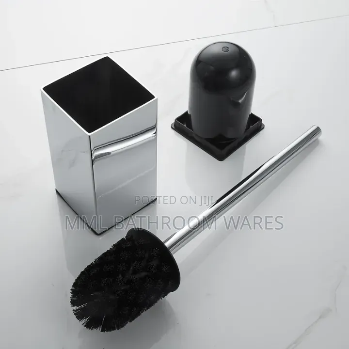 Stanless Steel Square Toilet Brush With Holder