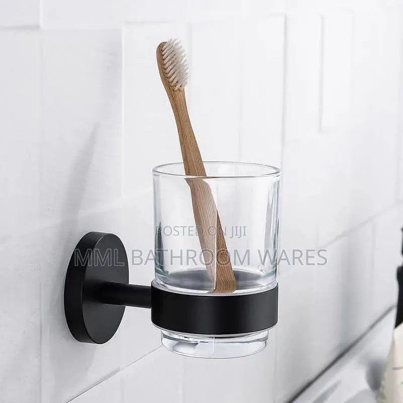 Stainless Steel Single Cup Toothbrush Holder