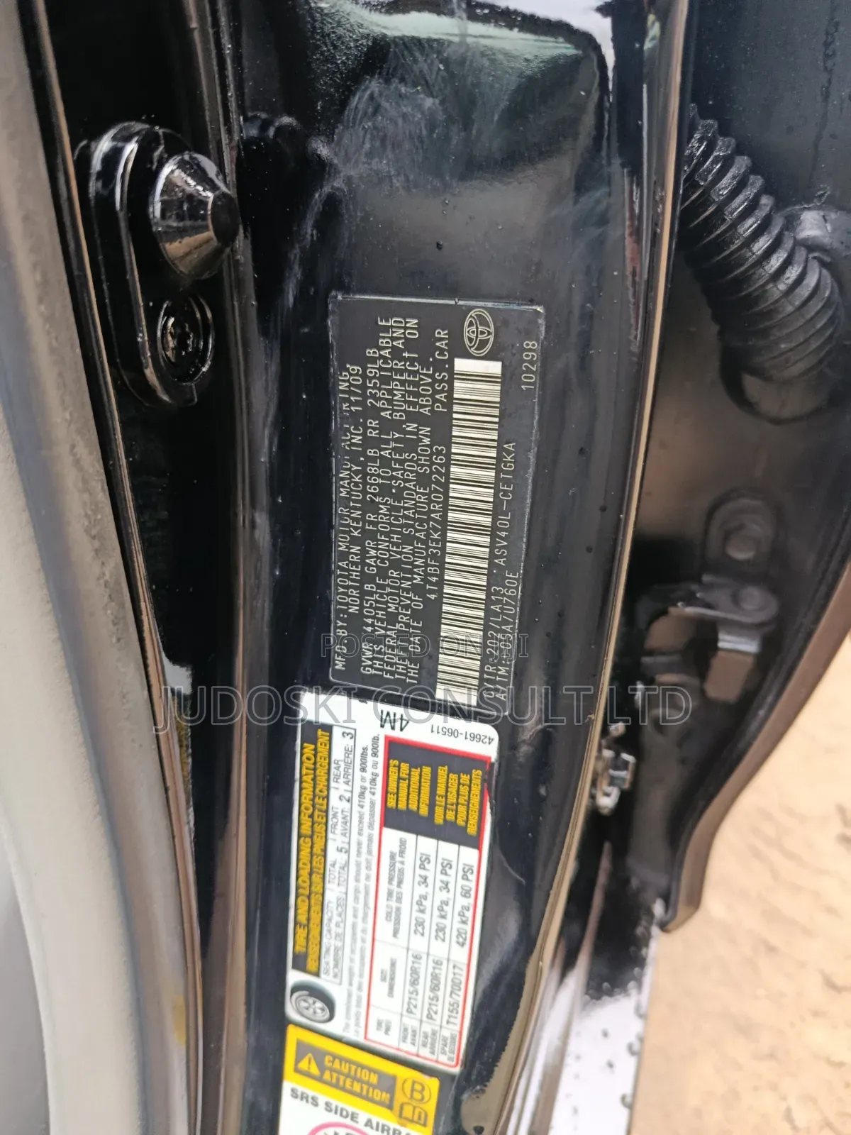 Toyota Camry 2011 Black