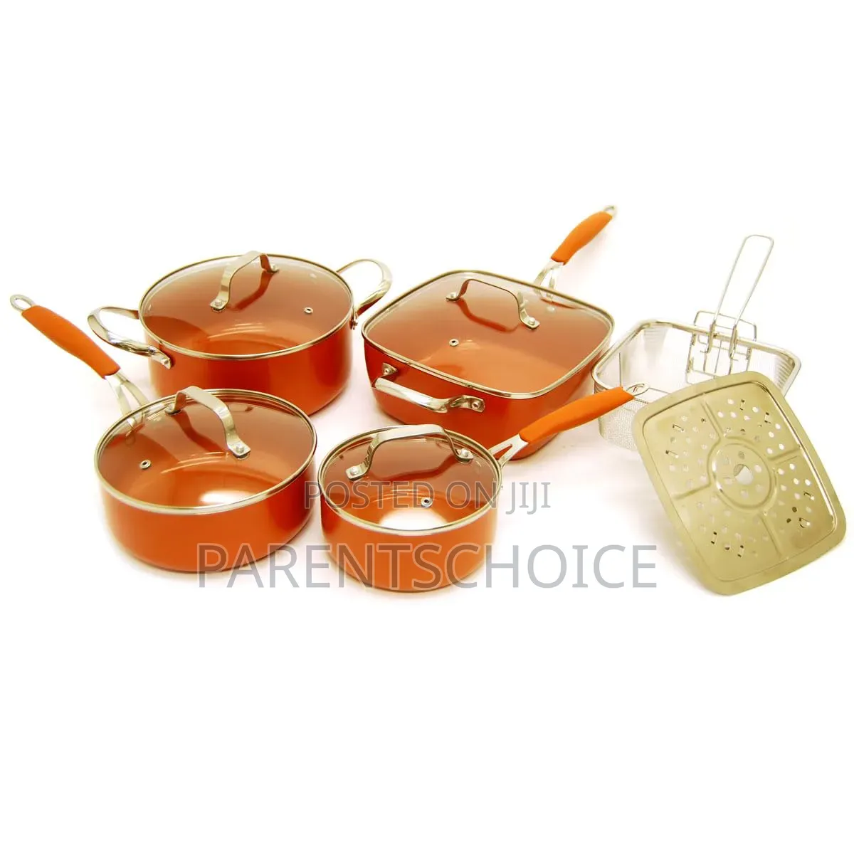 Starfrit Eco Coppe 10pc Ceramic Non-Stick / Be 25pcs Cookware Set -