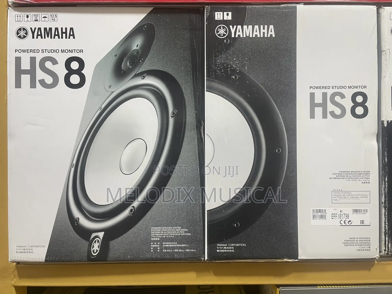Yamaha Hs8 Professional Studio Monitors