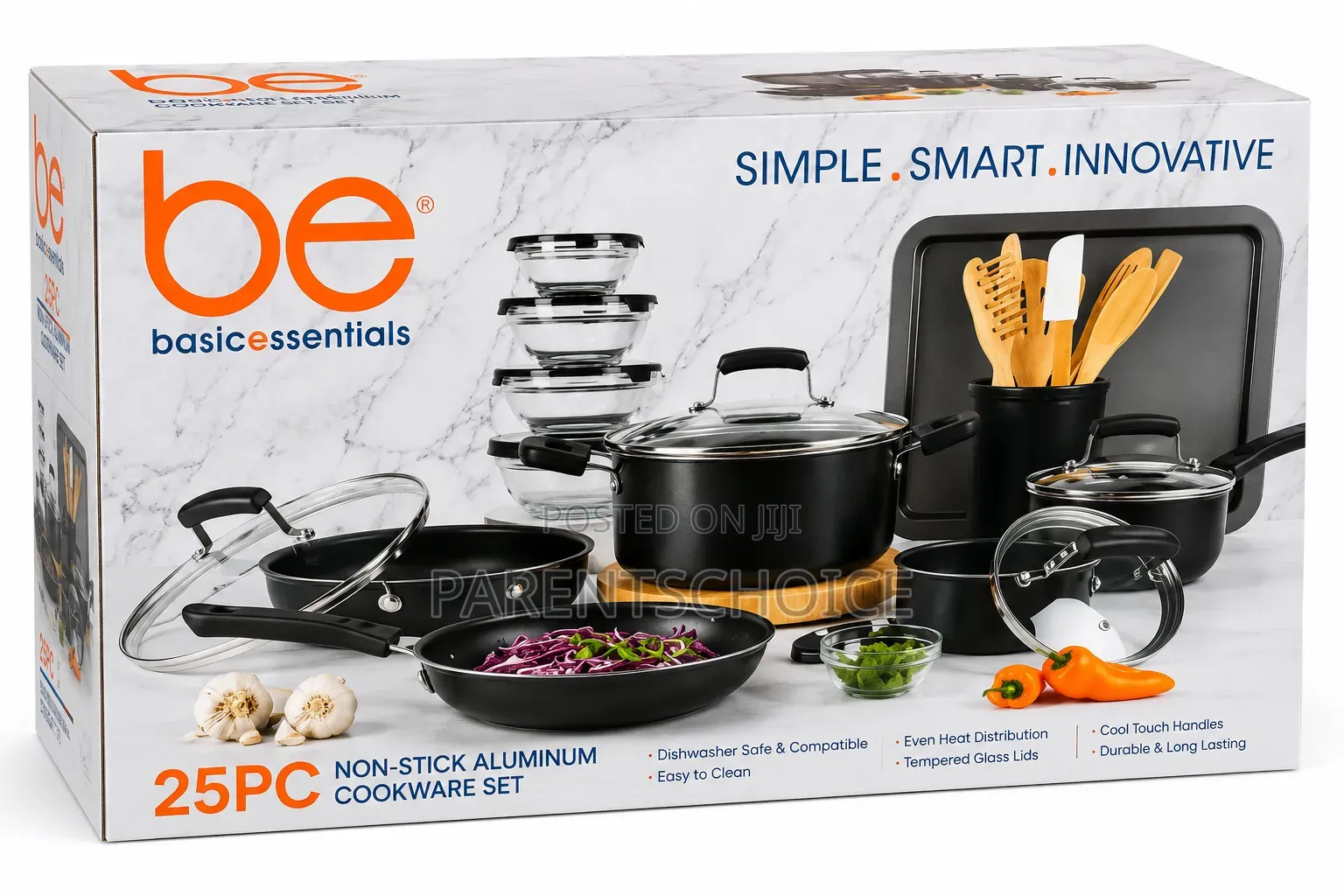Starfrit Eco Coppe 10pc Ceramic Non-Stick / Be 25pcs Cookware Set -