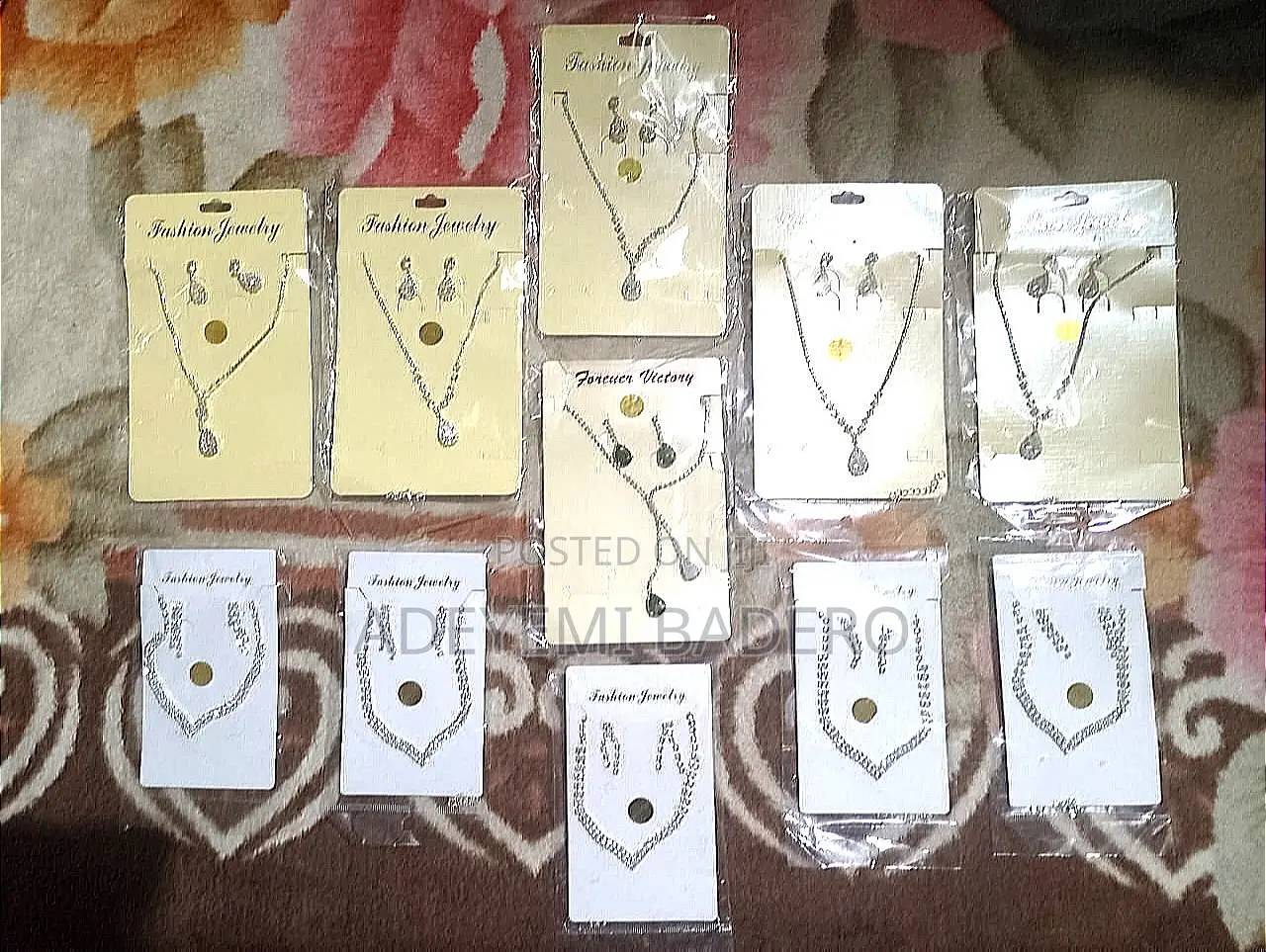 Durable Crystal Jewelry Sets (11 Packs)- New, on Clearance Sale!
