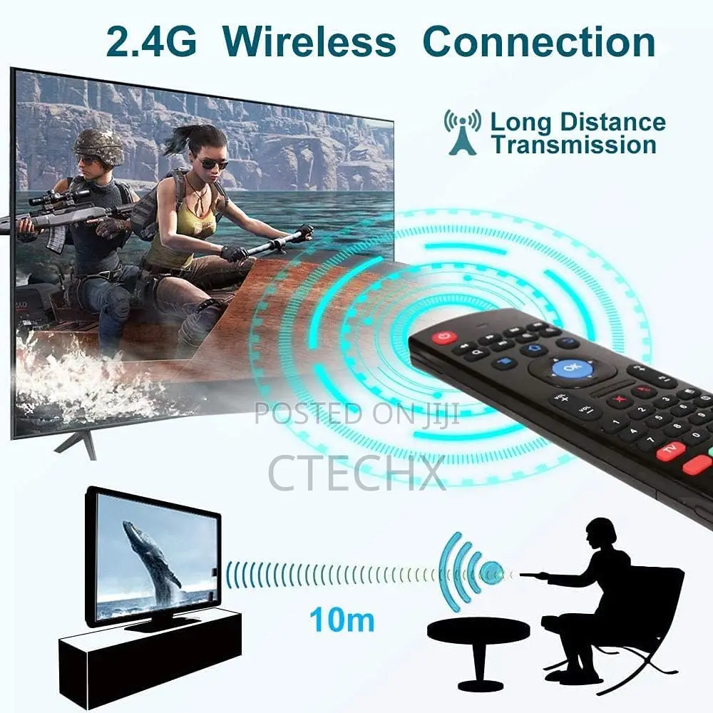 Air Mouse Remote 2.4g Android Box Remote With Mini Wireless Keyboard,