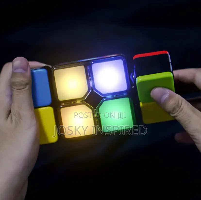 Electronic Handheld Game Fidget Toys Logic Games Flip, Rubiks Cube