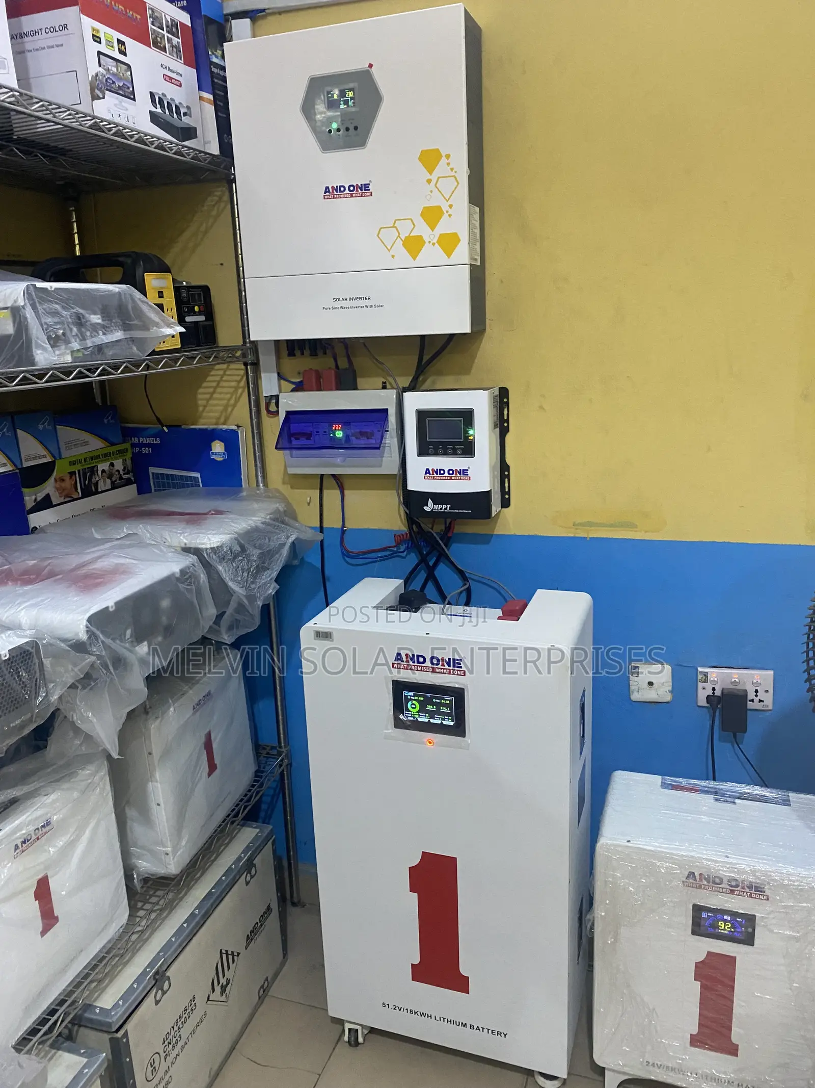 11kva 48v and 18kwh 51.2v and One One Solar Hybrid Installation Set Up