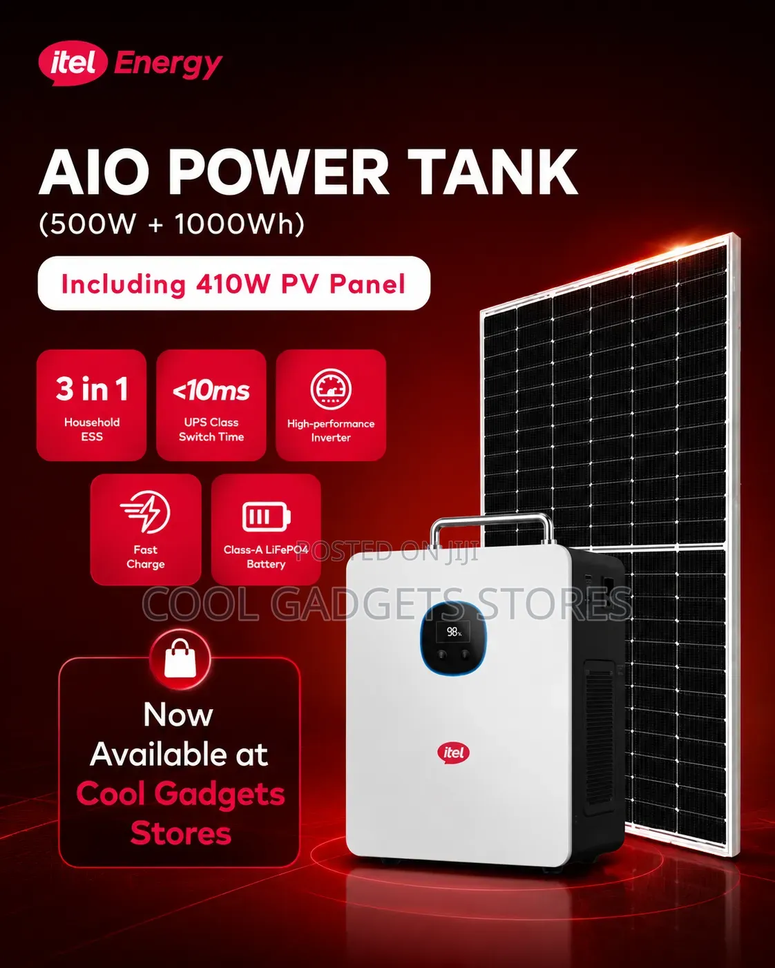 Itel Power Tank Plus 410w Panel