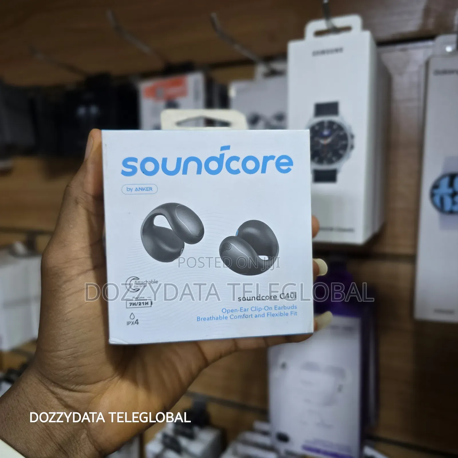 Soundcore C40i Open-Ear Clip-on Earbuds by Anker