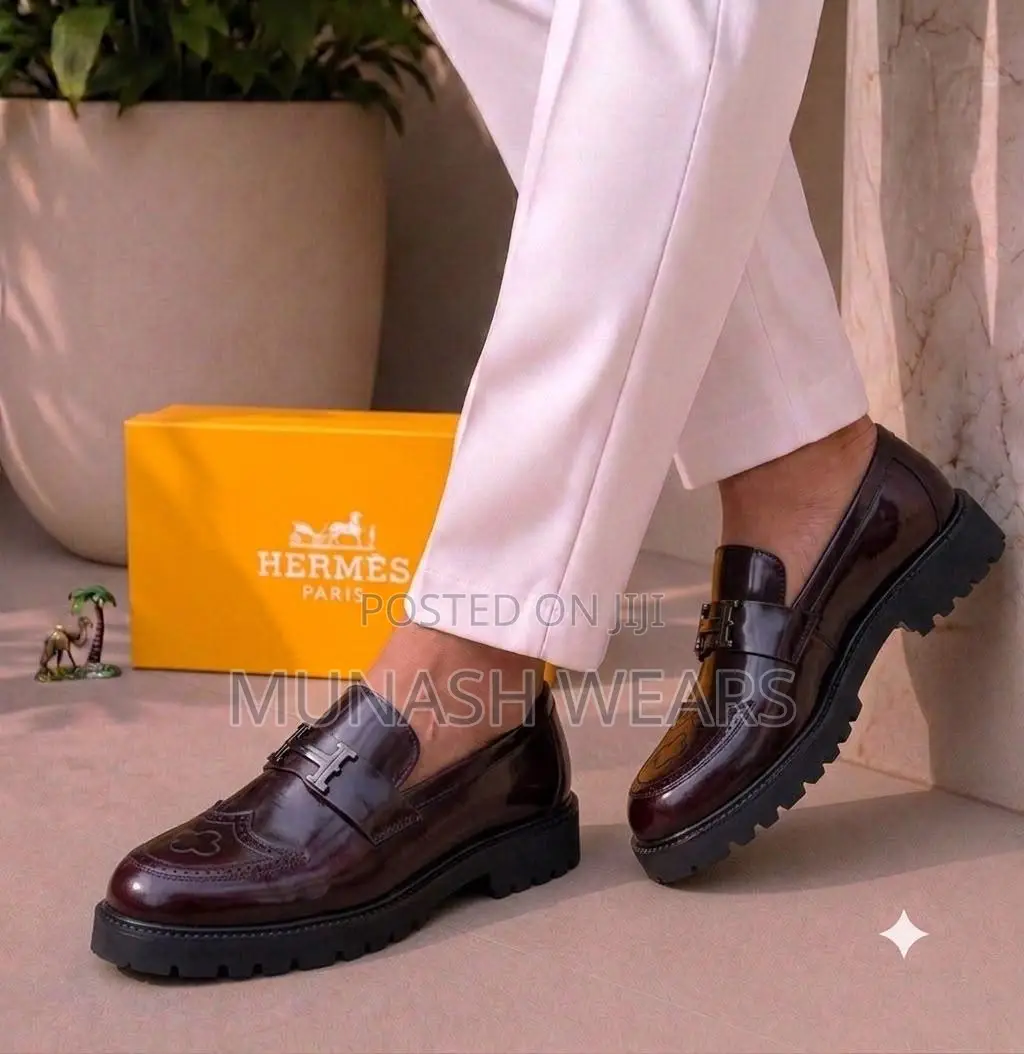 Hermes Quality Loafers With Chunky Sole 40-46