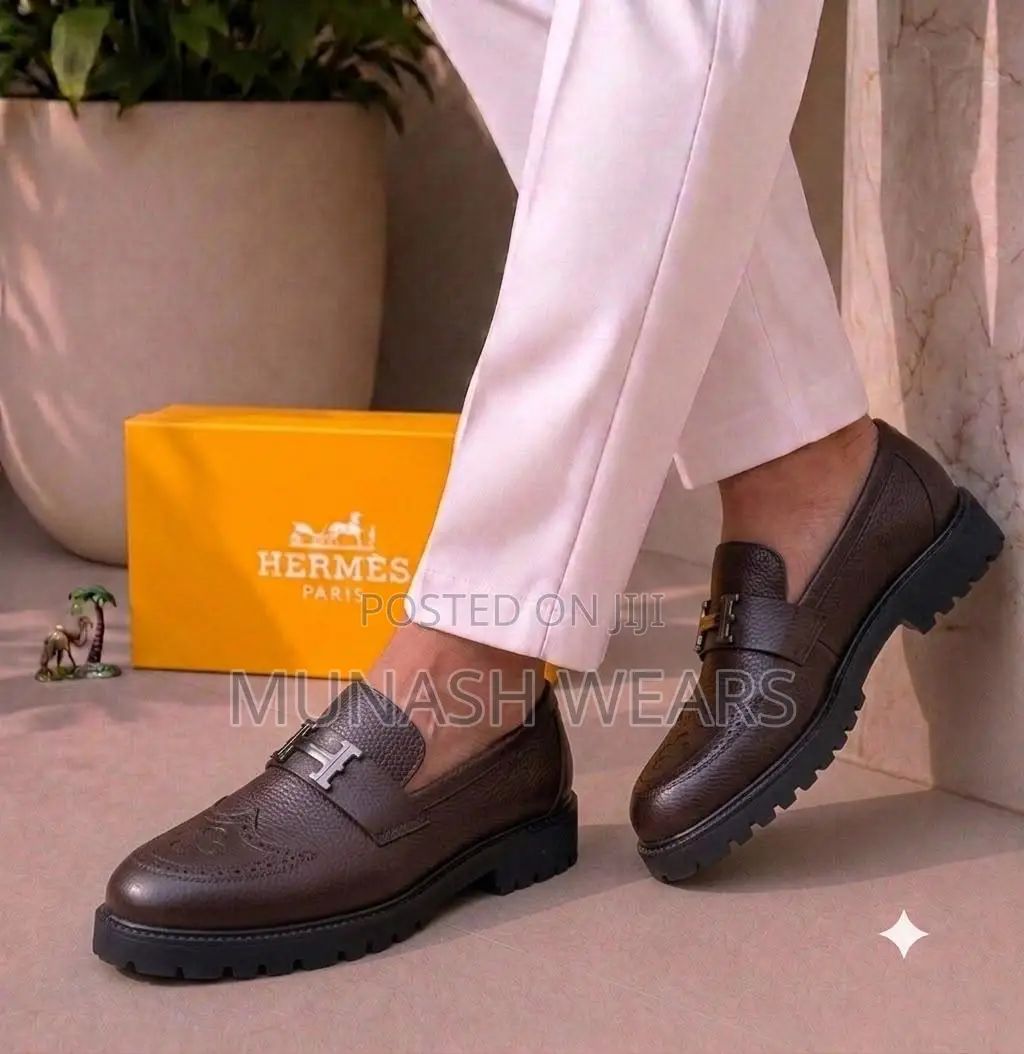 Hermes Quality Loafers With Chunky Sole 40-46