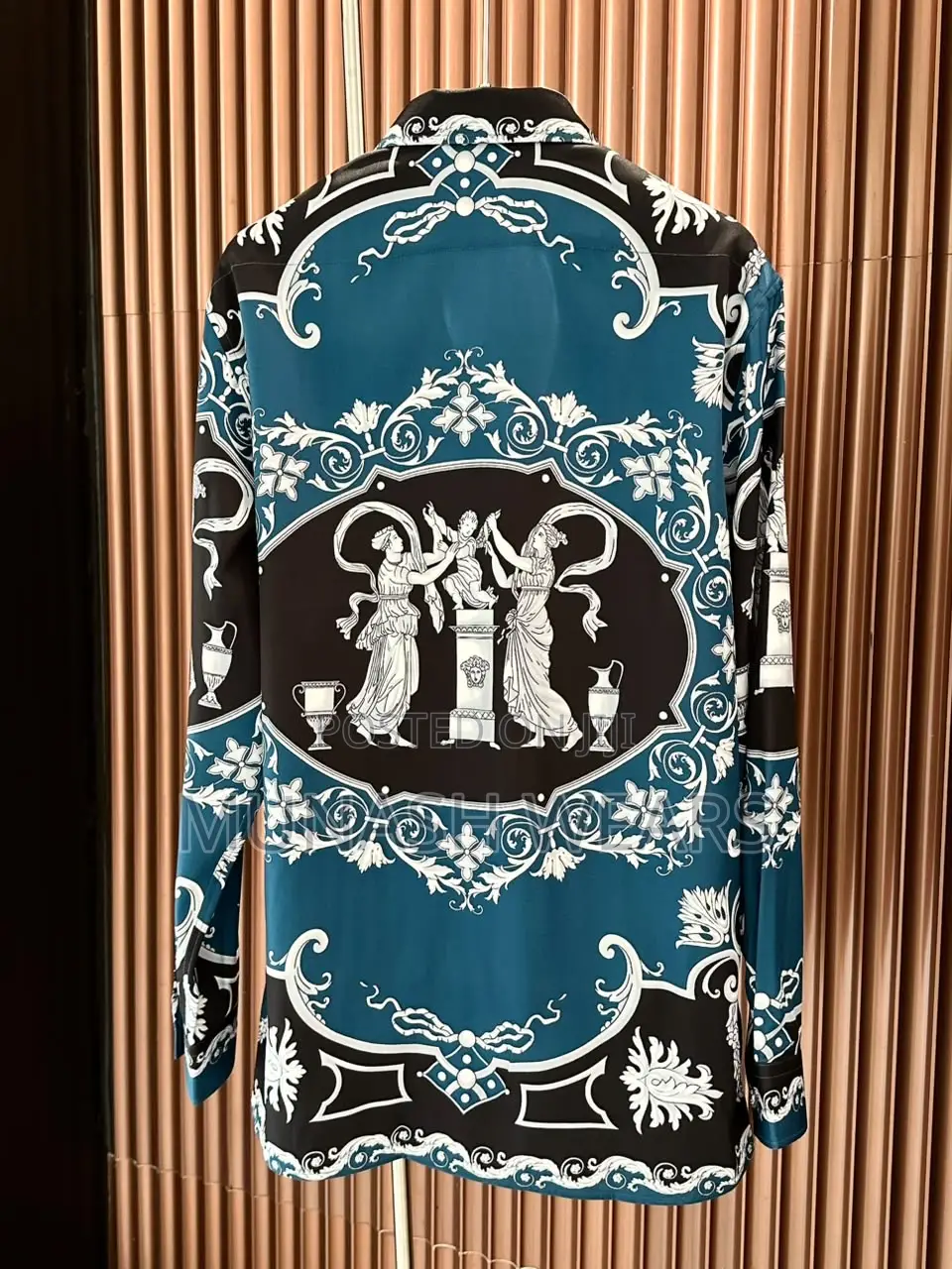 Versace Couture Luxury Blue Shirt