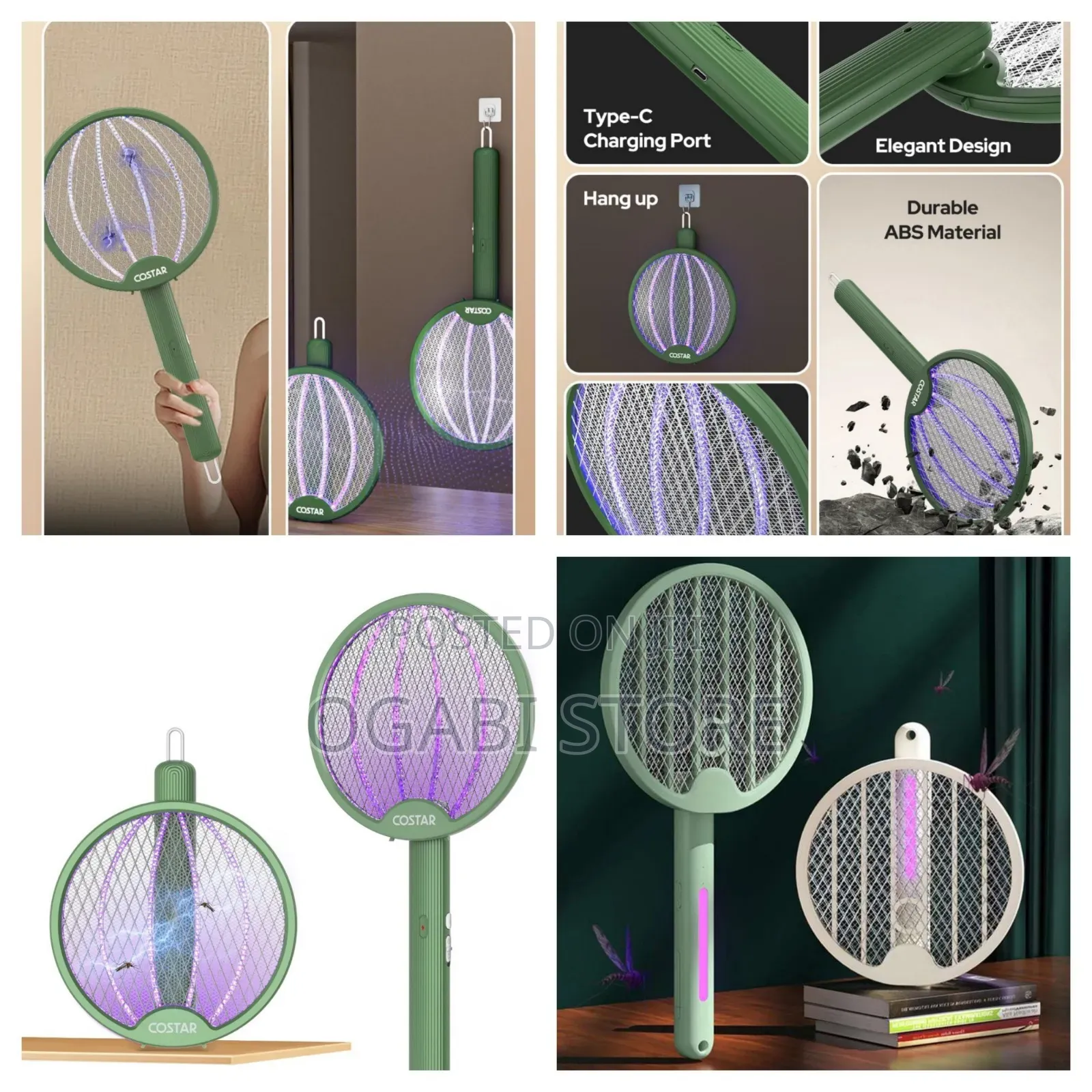 Rechargeable Electric Mosquito Swatter Mosquito Trap