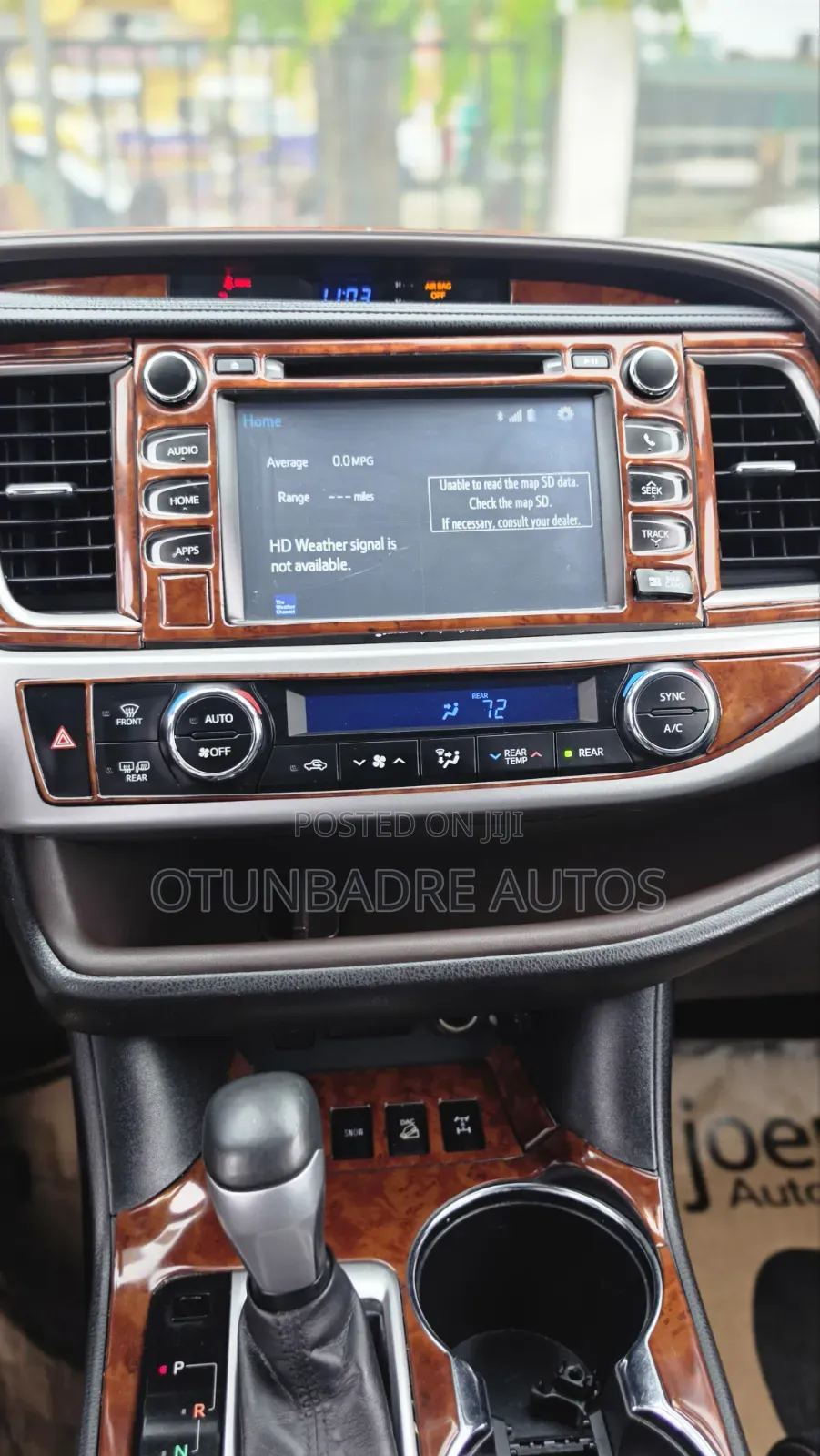 Toyota Highlander XLE 4x4 V6 (3.5L 6cyl 8A) 2018 Black