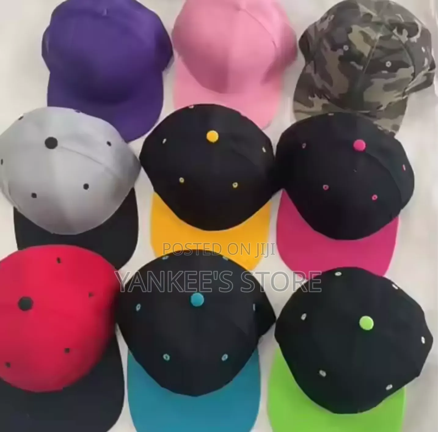Premium Unisex Snapback Plain Face Cap With Flat Brim Design