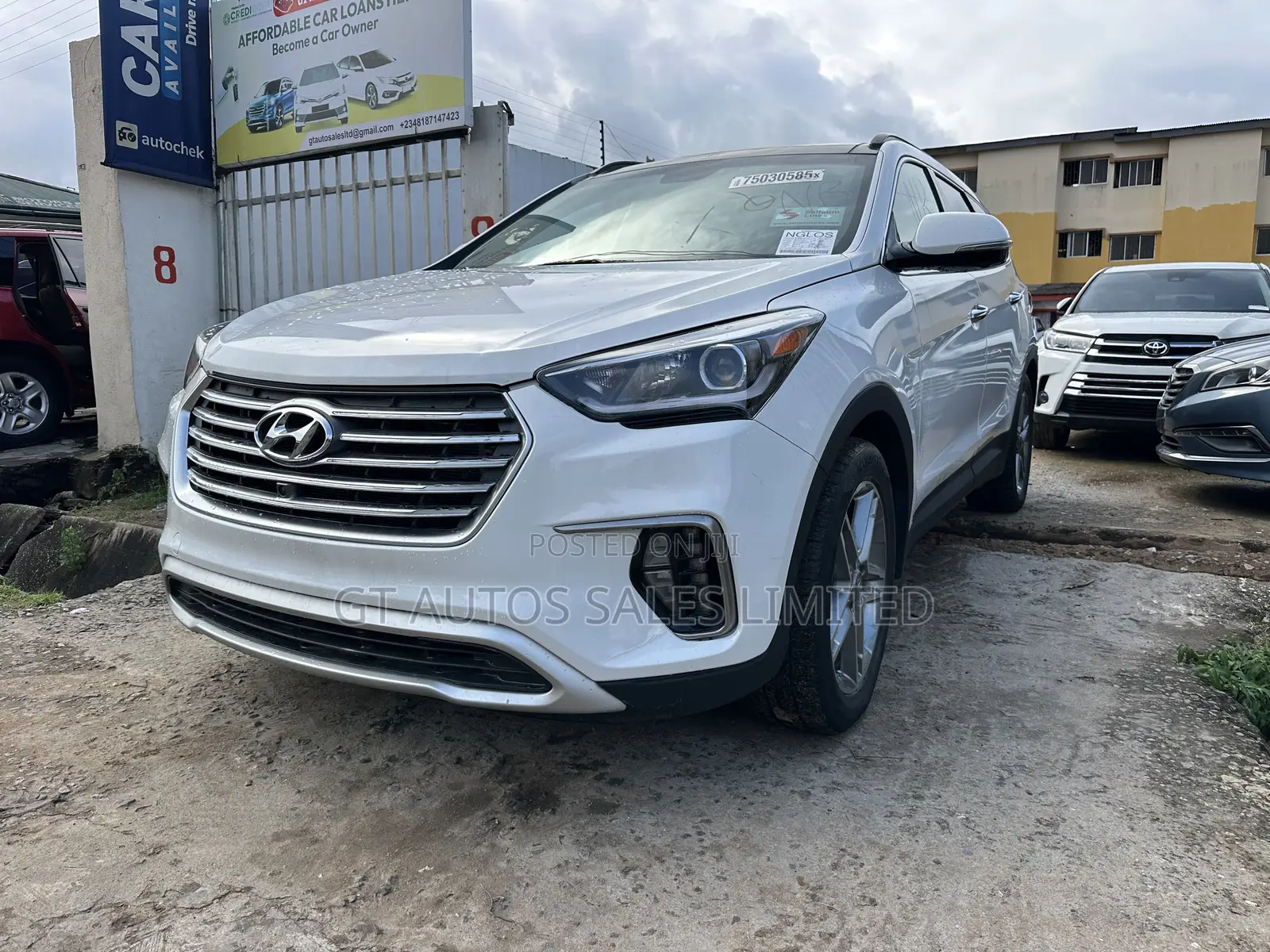 Hyundai Santa Fe Limited Ultimate AWD 2017 White