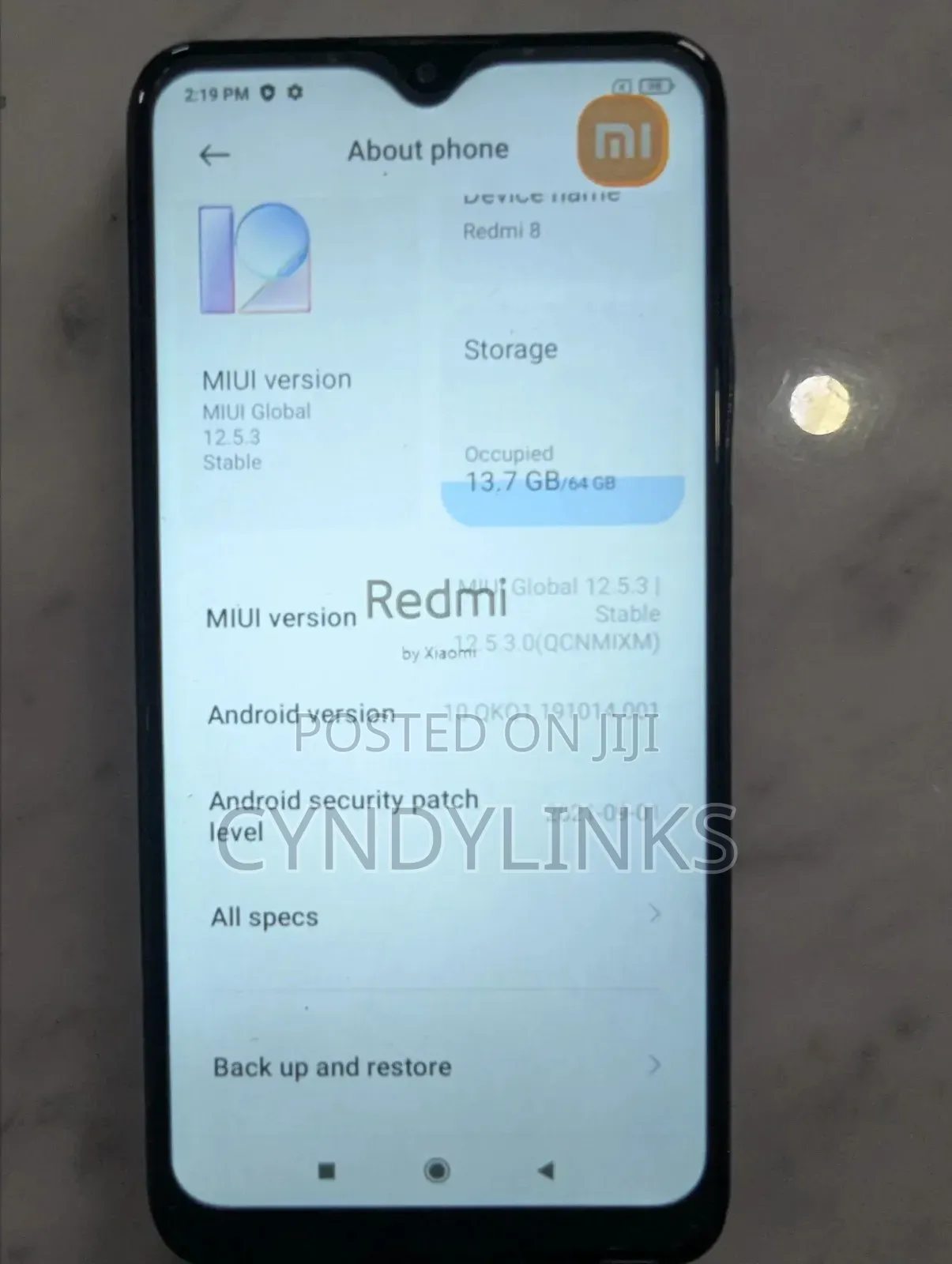 Xiaomi Redmi 8 64 GB Blue
