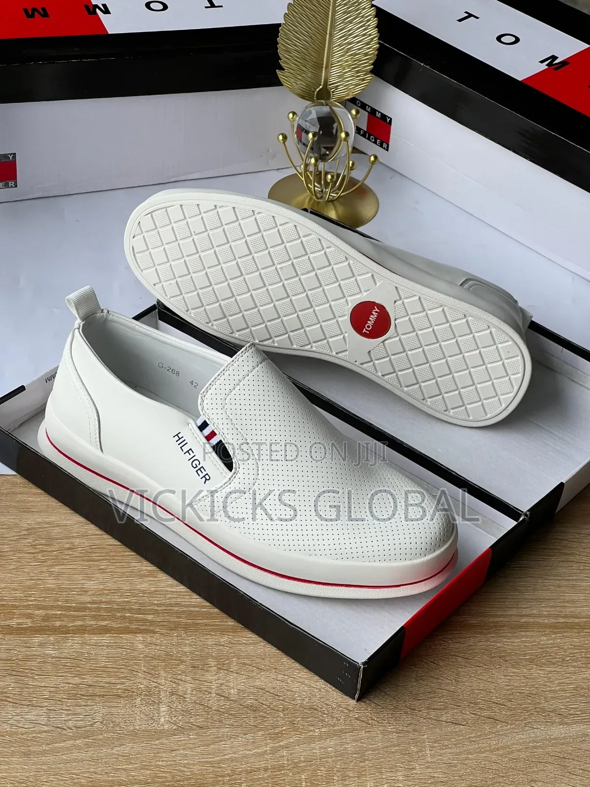 Tommy Hilfiger White Luxury Shoes