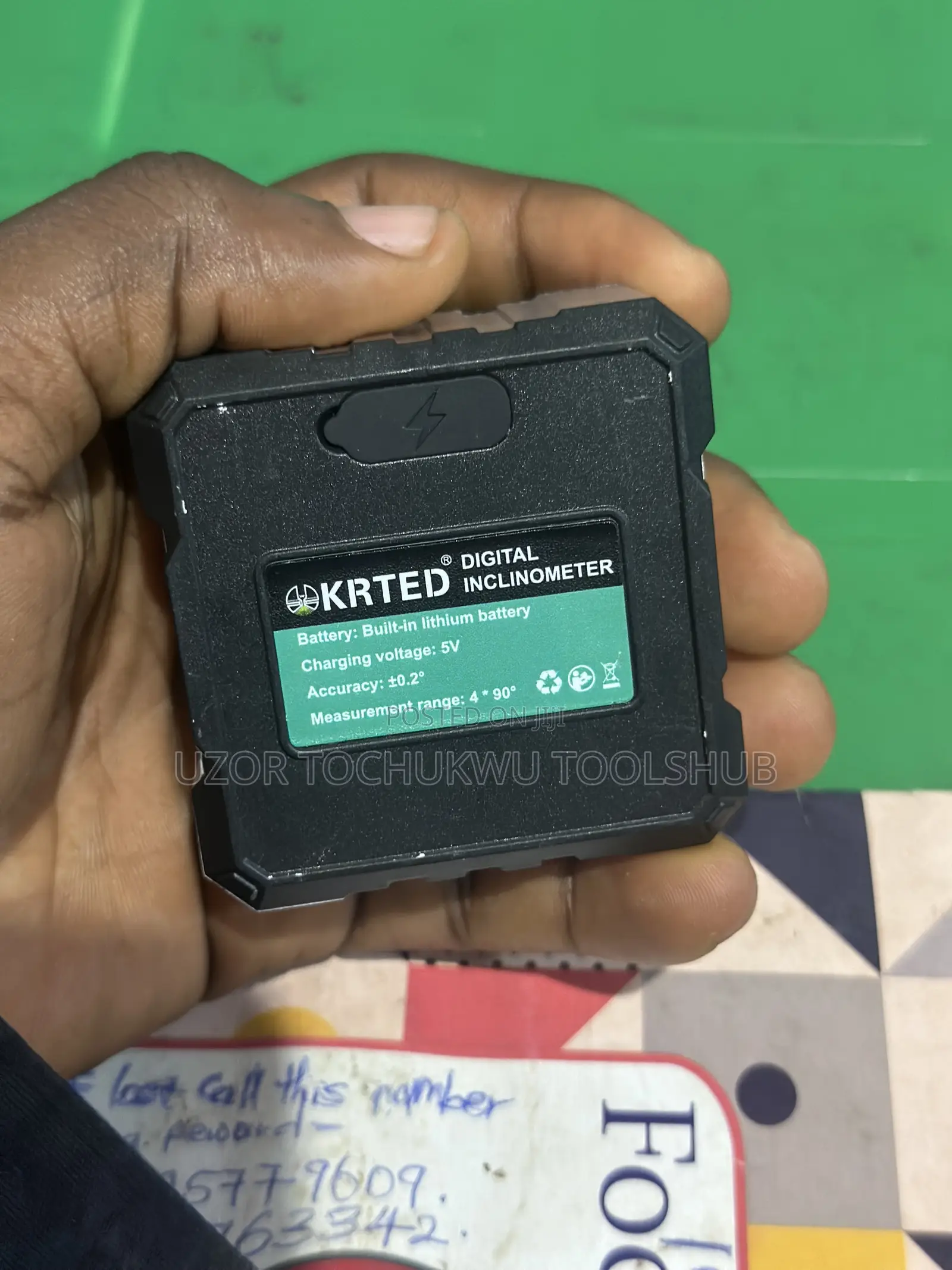 Digital Inclinometer 360° Electronic Angle Gauge With Magnetic Base