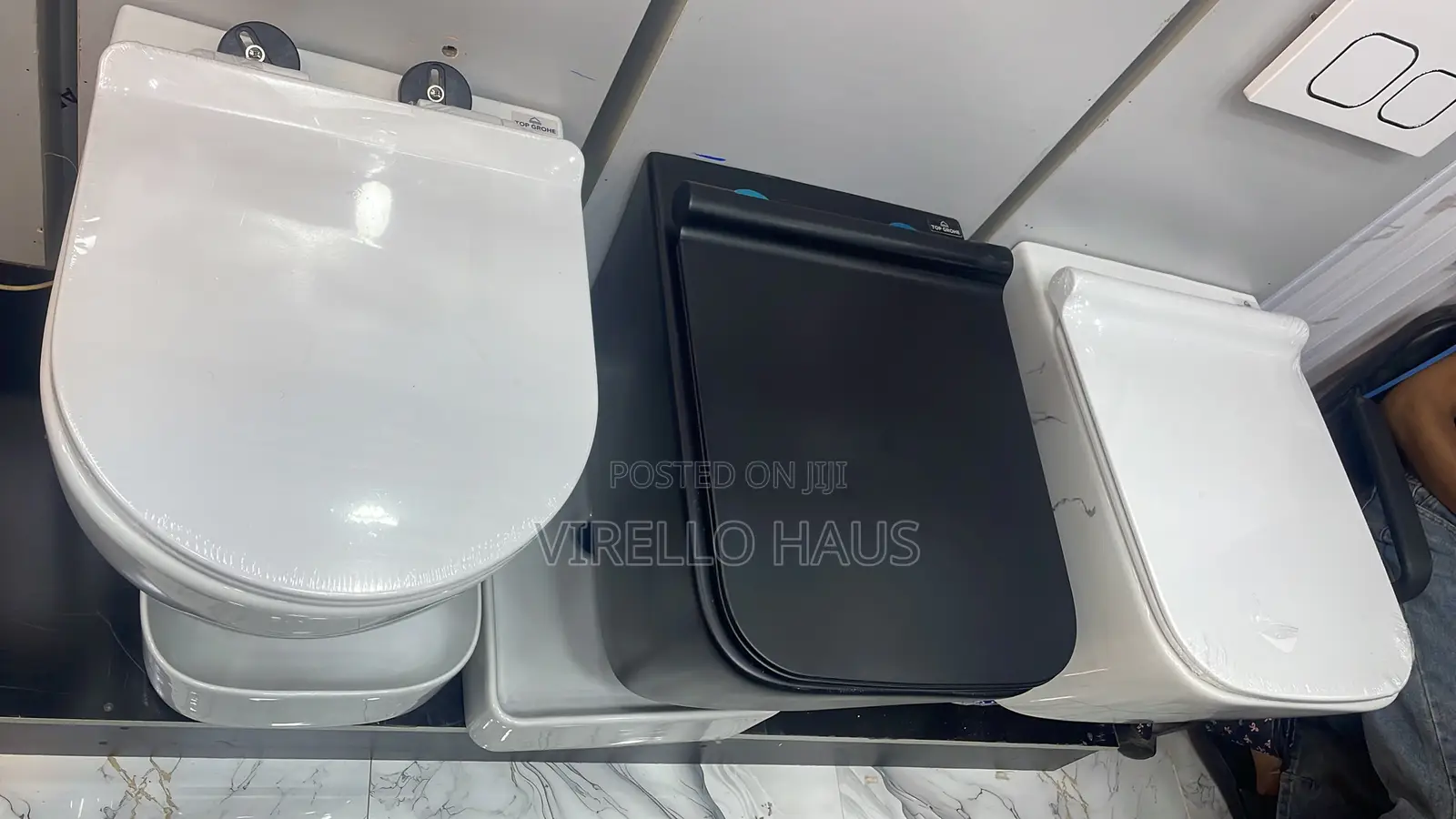 Black Conceal Toilet