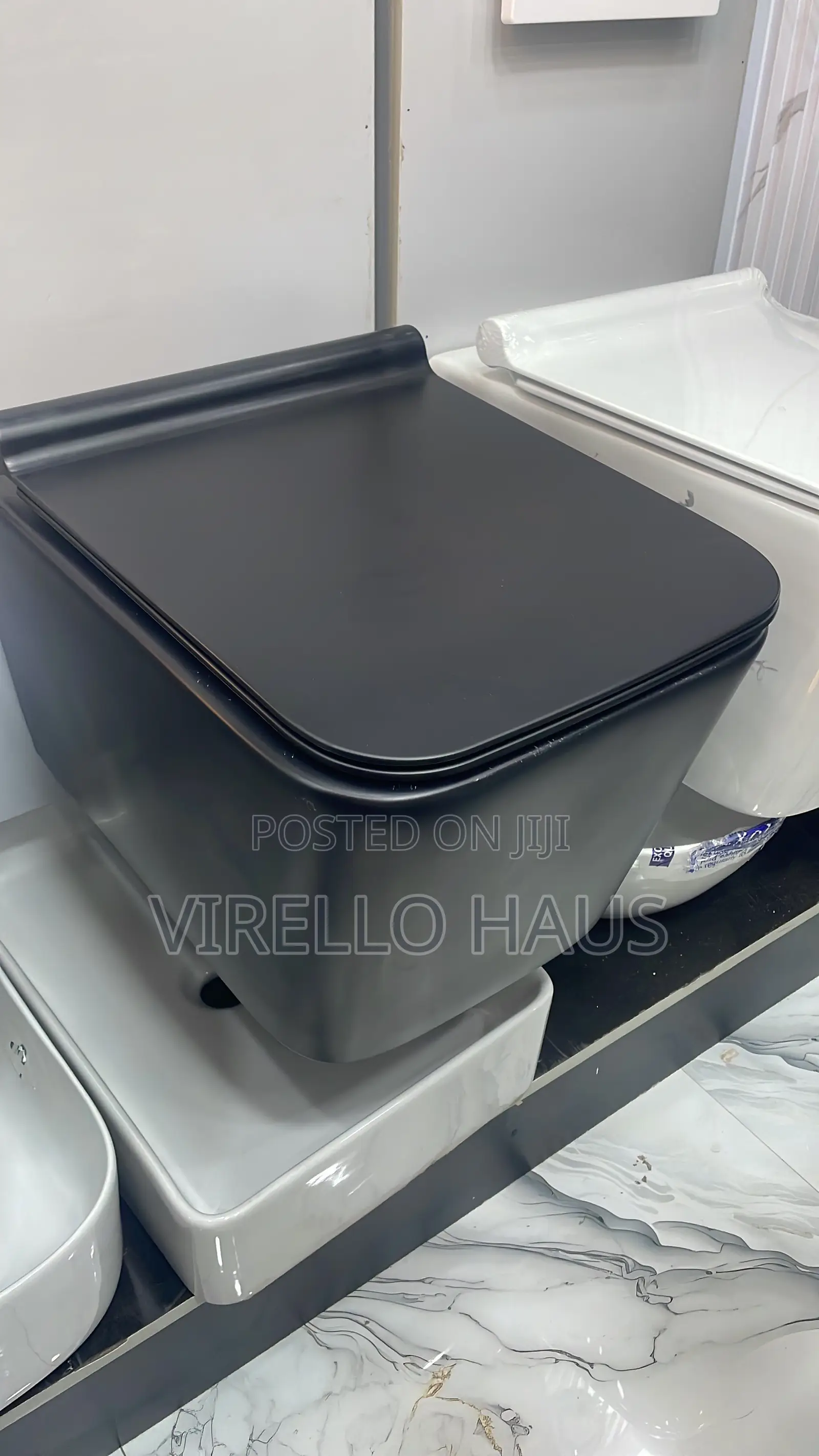 Black Conceal Toilet