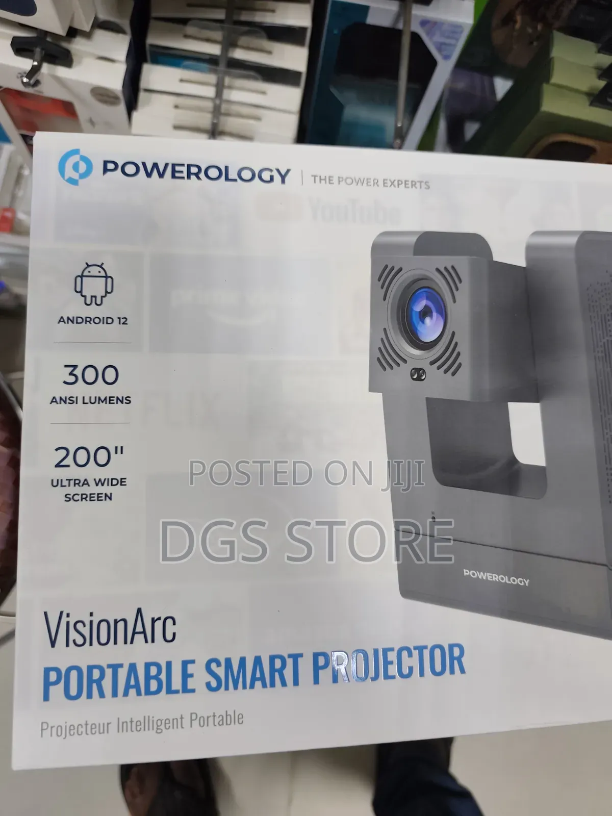 Powerology Visionarc Portable Smart Projector