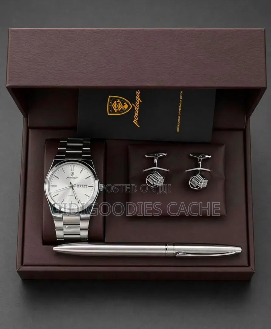 Poedagar 3-Piece Men's Luxury Gift Set