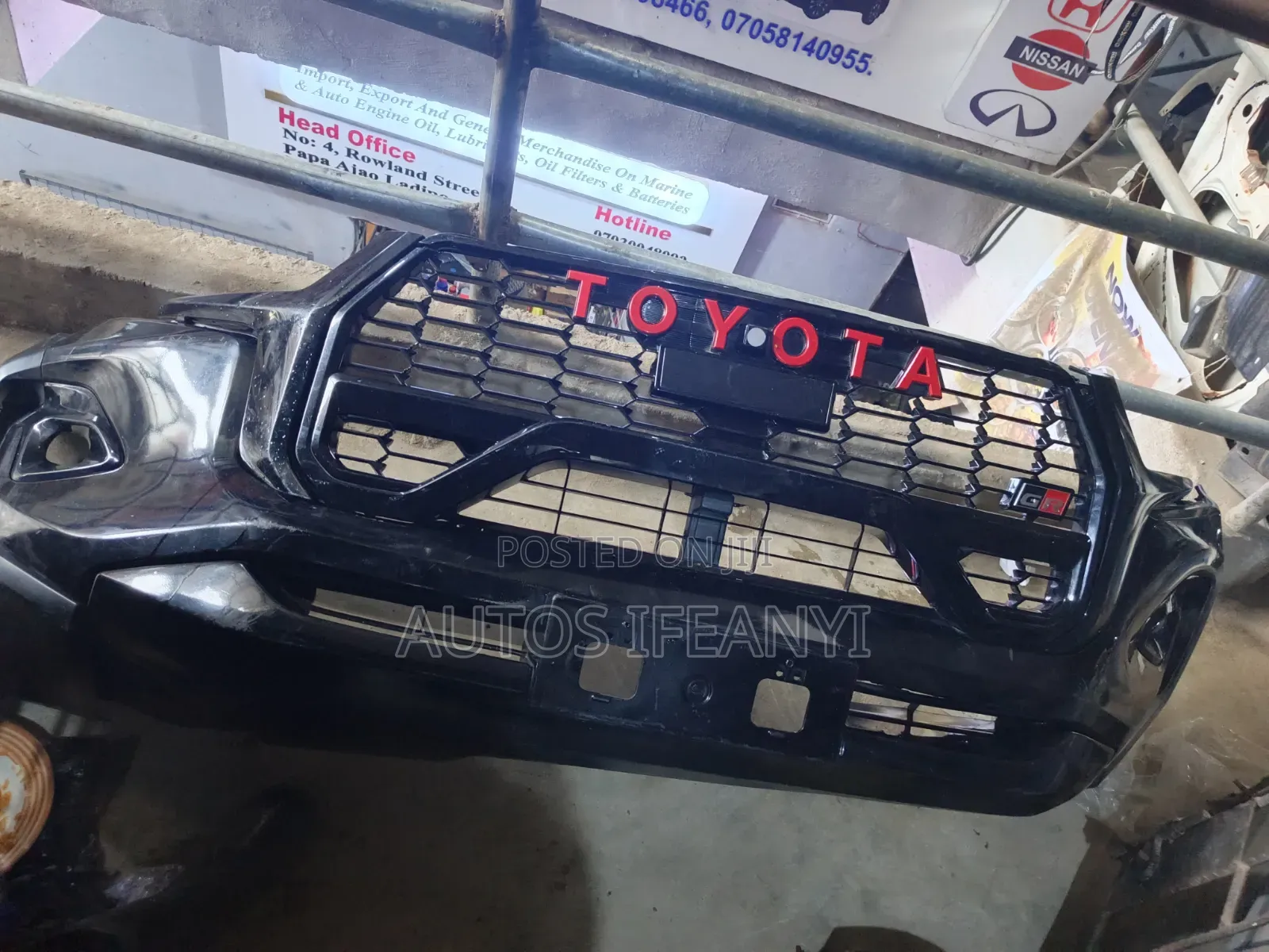 Complete Front Bumper for Toyota Hilux 2024