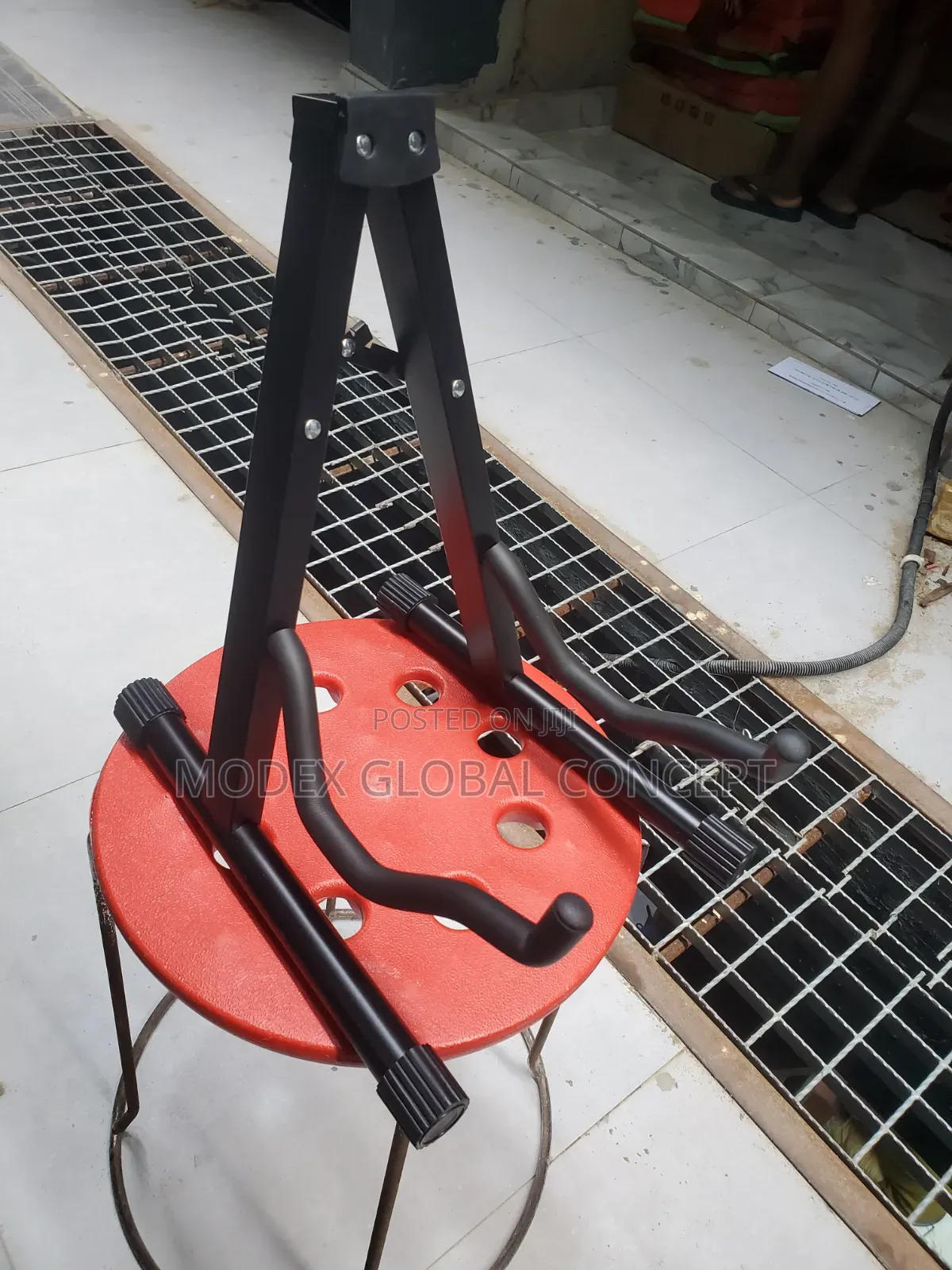 A-Frame" Guitar Stand Designed for Electric and Bass Guitars.