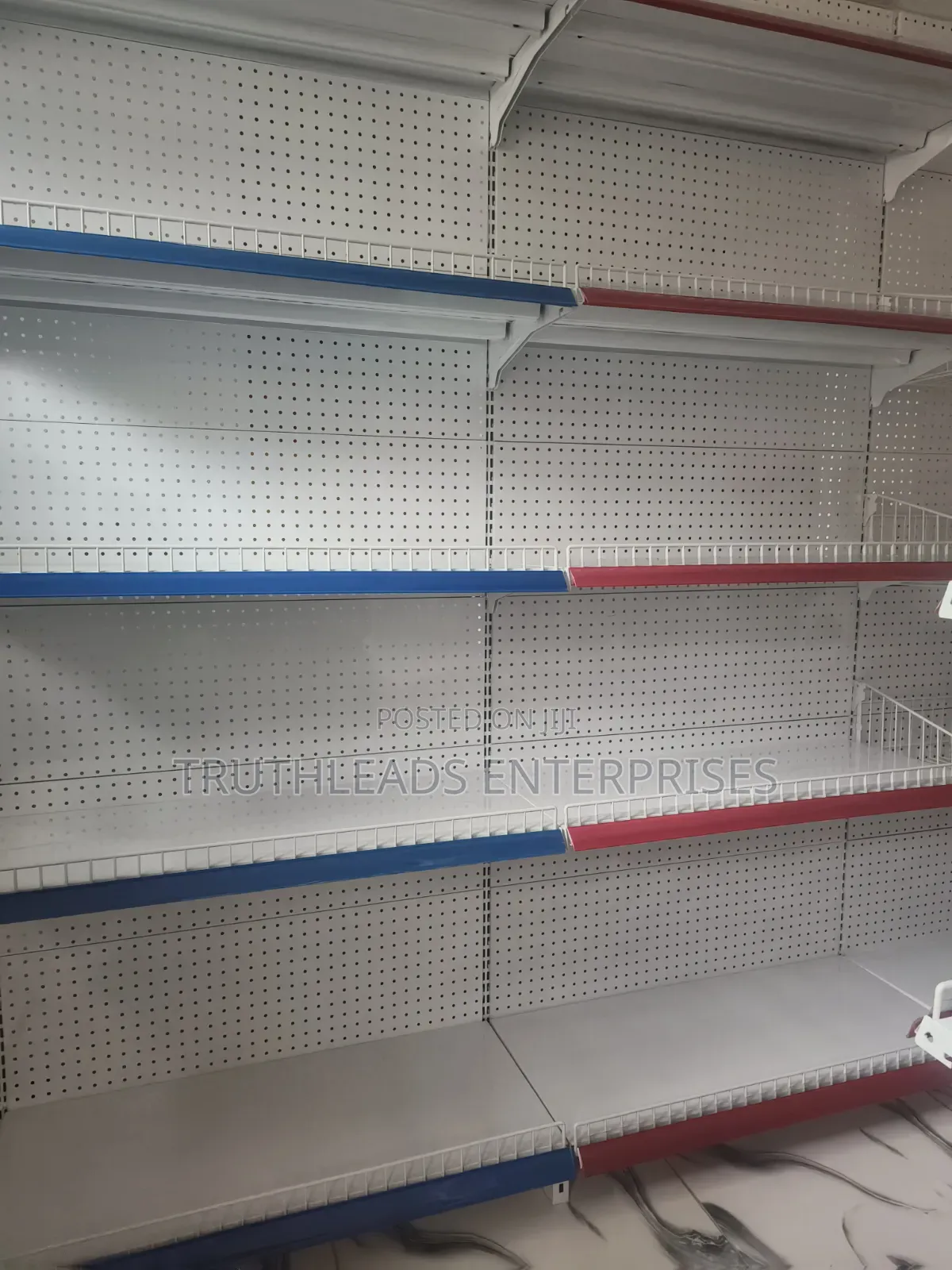 Heavy Duty Imported Supermarket and Pharmacy Shelving Display System