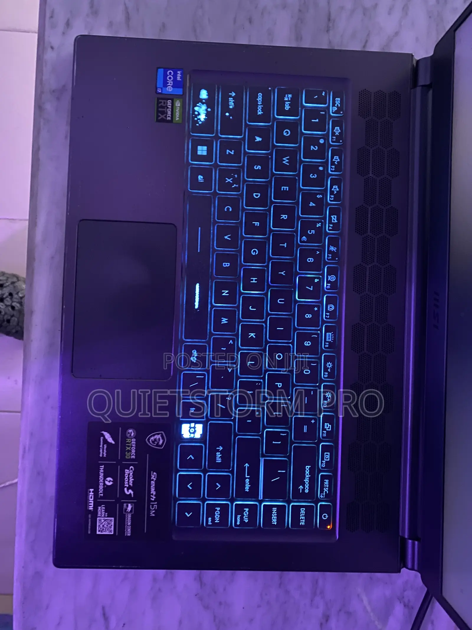 Laptop MSI 32GB Intel Core i7 SSD 512GB