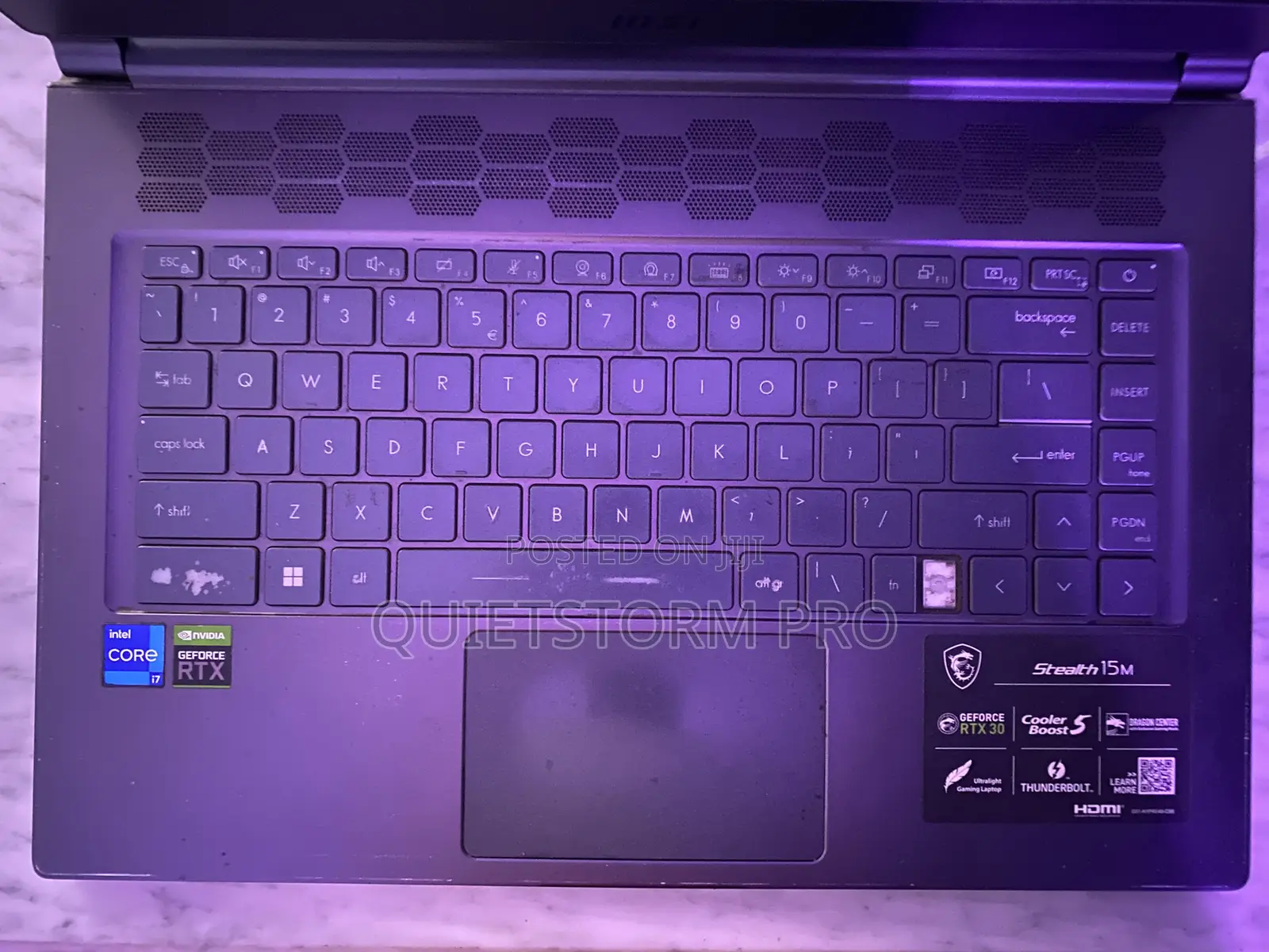 Laptop MSI 32GB Intel Core i7 SSD 512GB