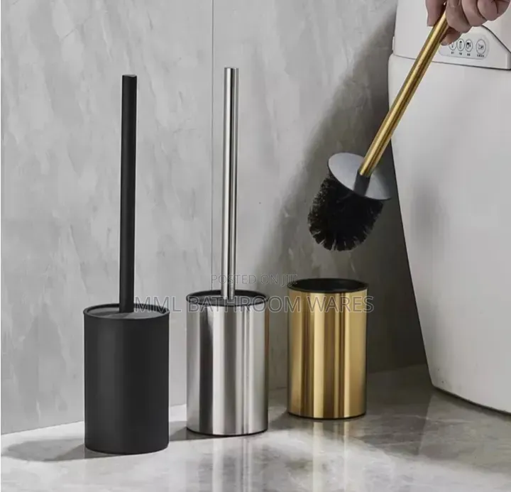 Minimalist Style Sleek Toilet Brush Holder