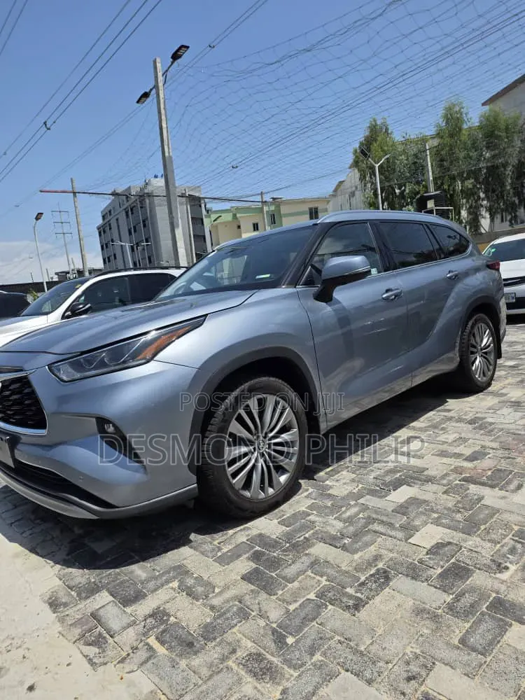 Toyota Highlander Platinum 2021 Blue