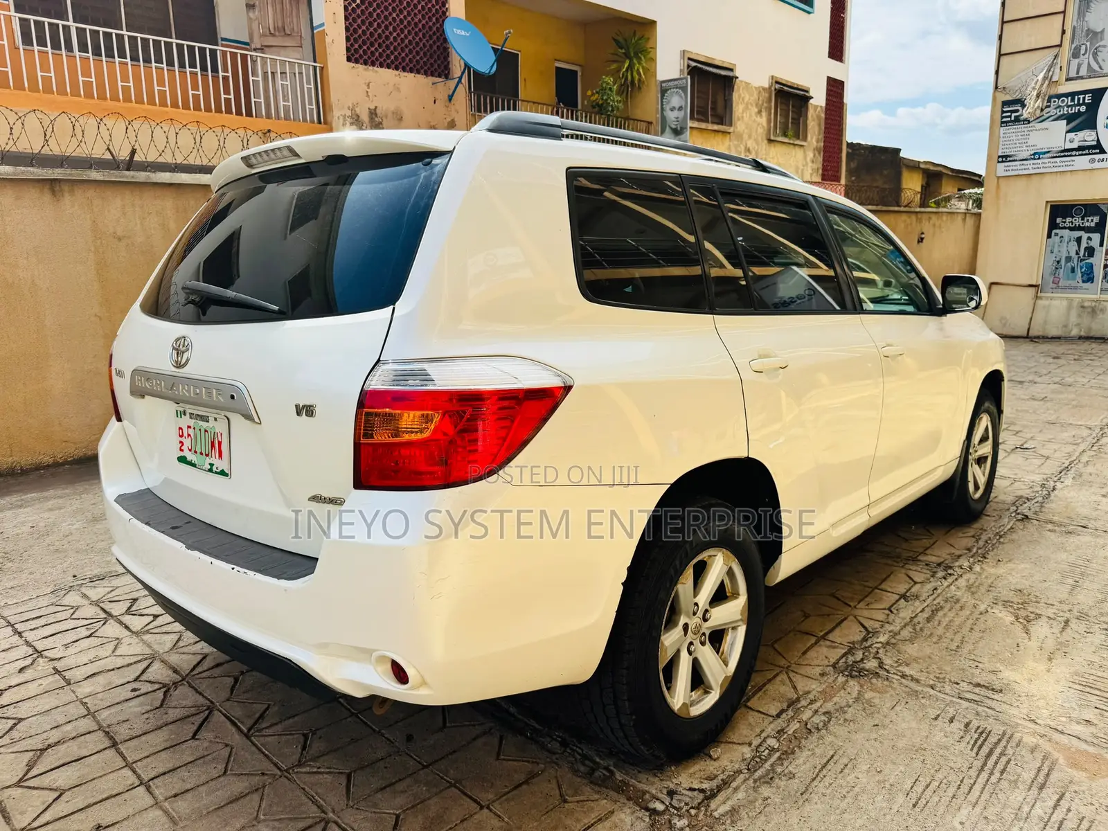 Toyota Highlander 4x4 2008 White