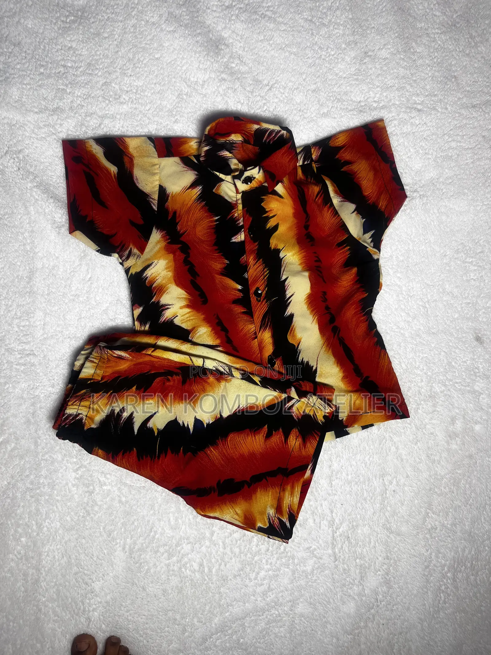 Boys Matching Shirt Short Outfit
