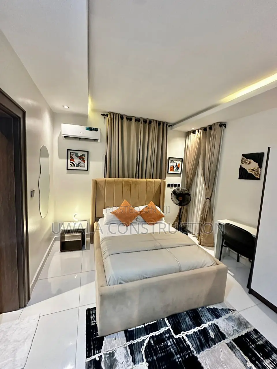 Ultra-Modern 3-Bedroom Smart Short-Let With Lounge Balcony – Wuse 2