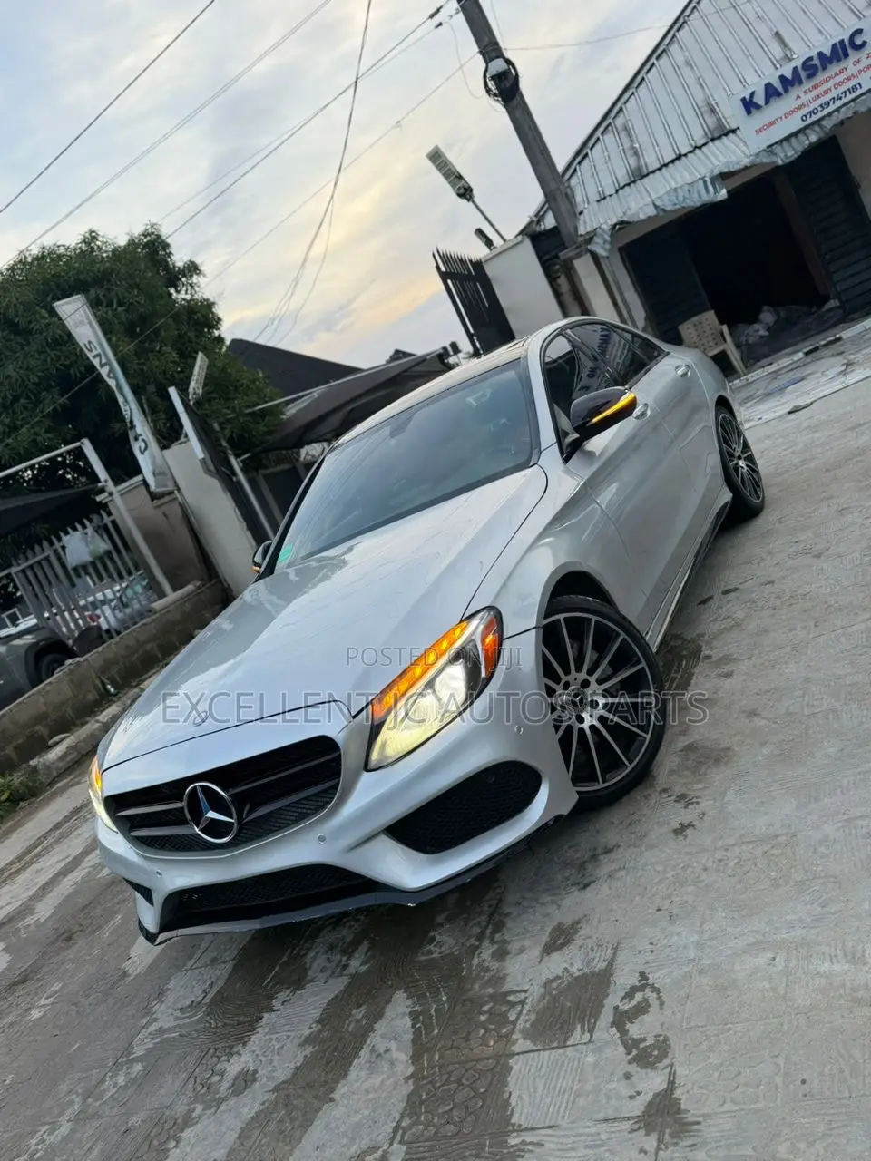Mercedes-Benz C400 4Matic AWD Sedan (3.0L V6 7A) 2015 Silver