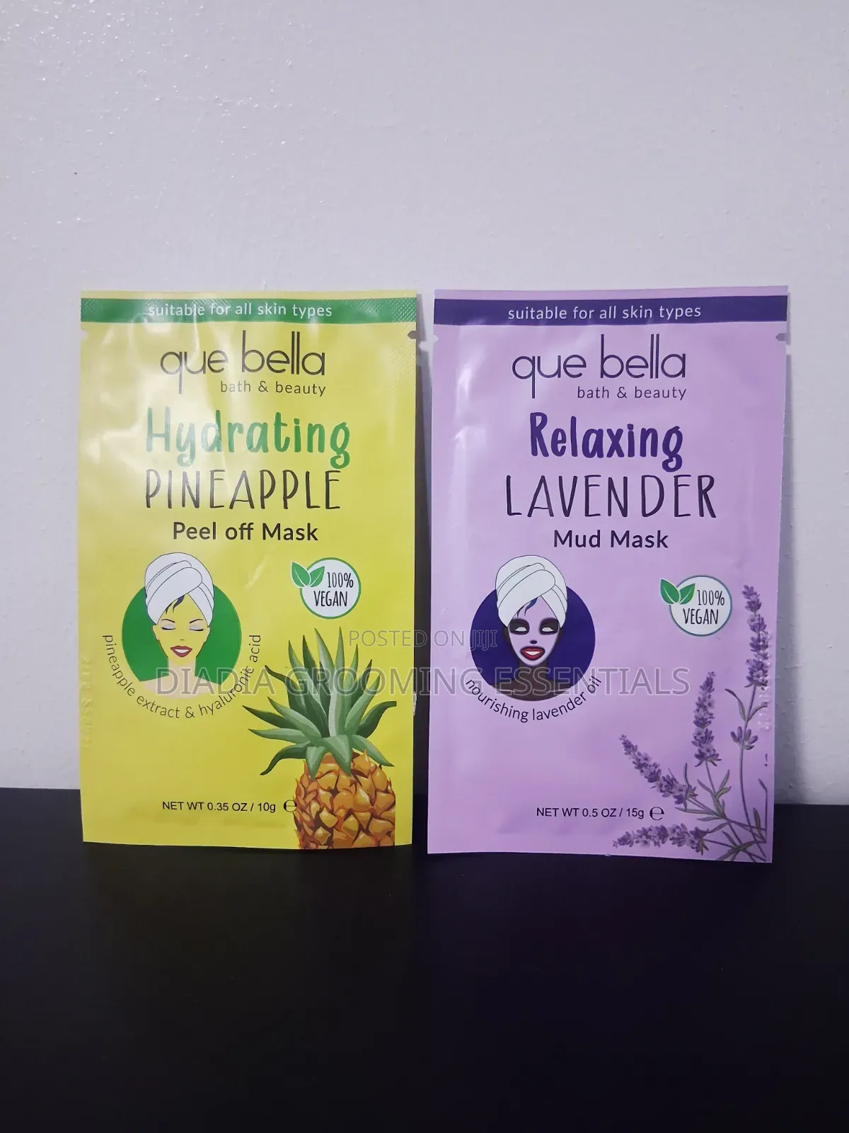Que Bella Beauty Masks