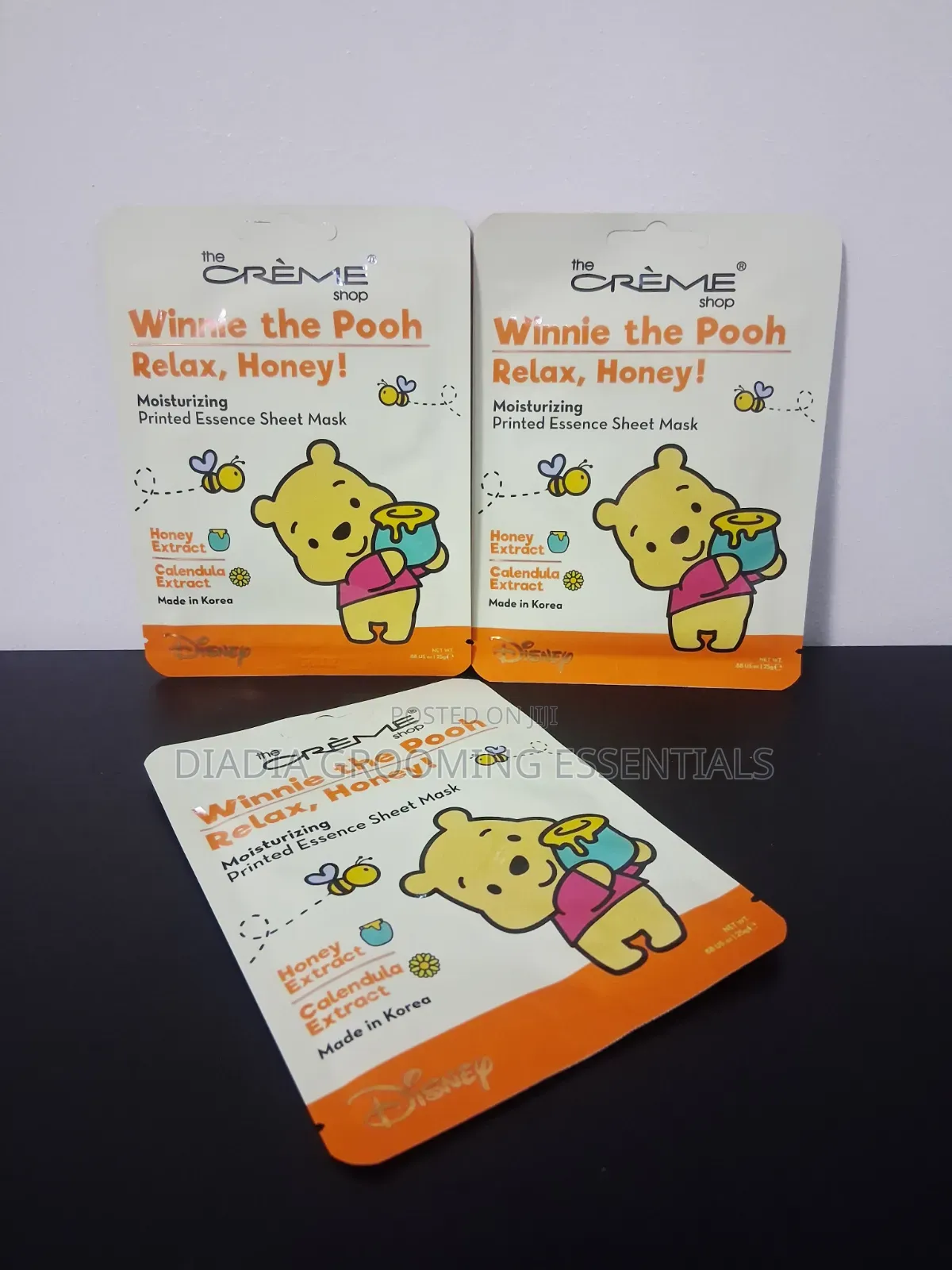The Crème Shop X Disney Winnie the Pooh "Relax, Honey!" Sheet Mask.