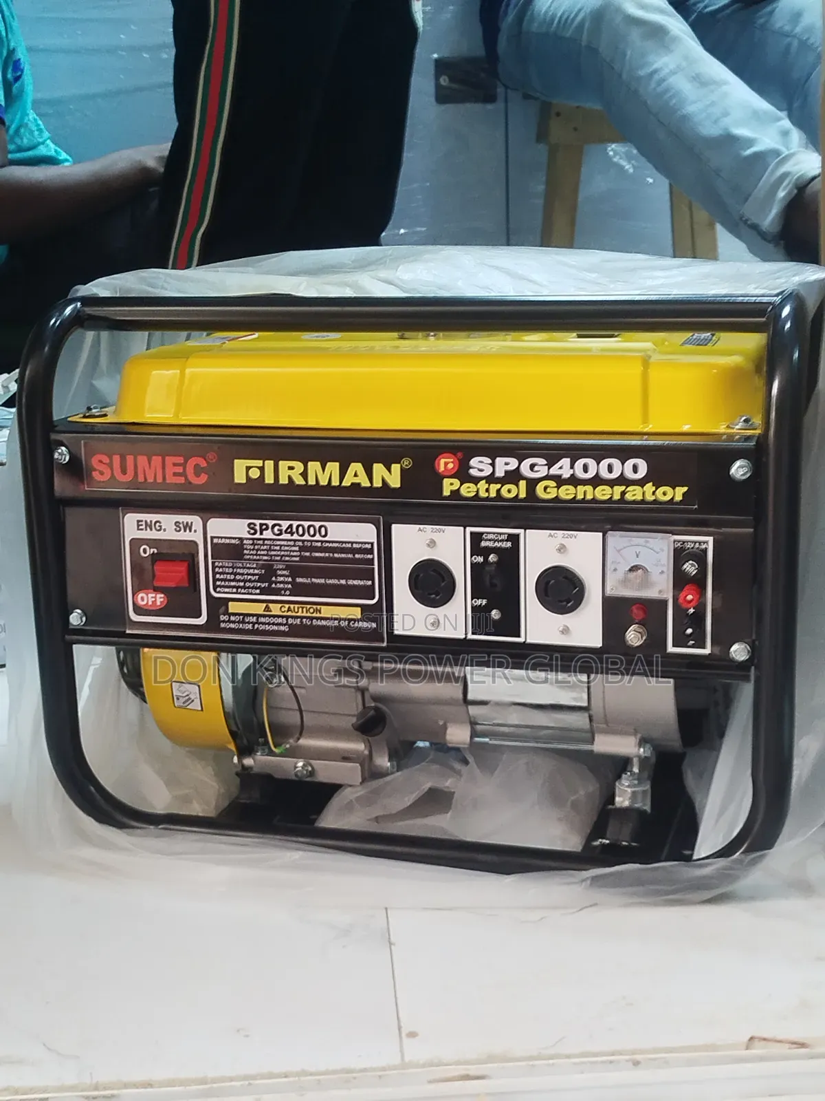 Sumec Firman Spg4000 Heavy-Duty Generator for Home and Business