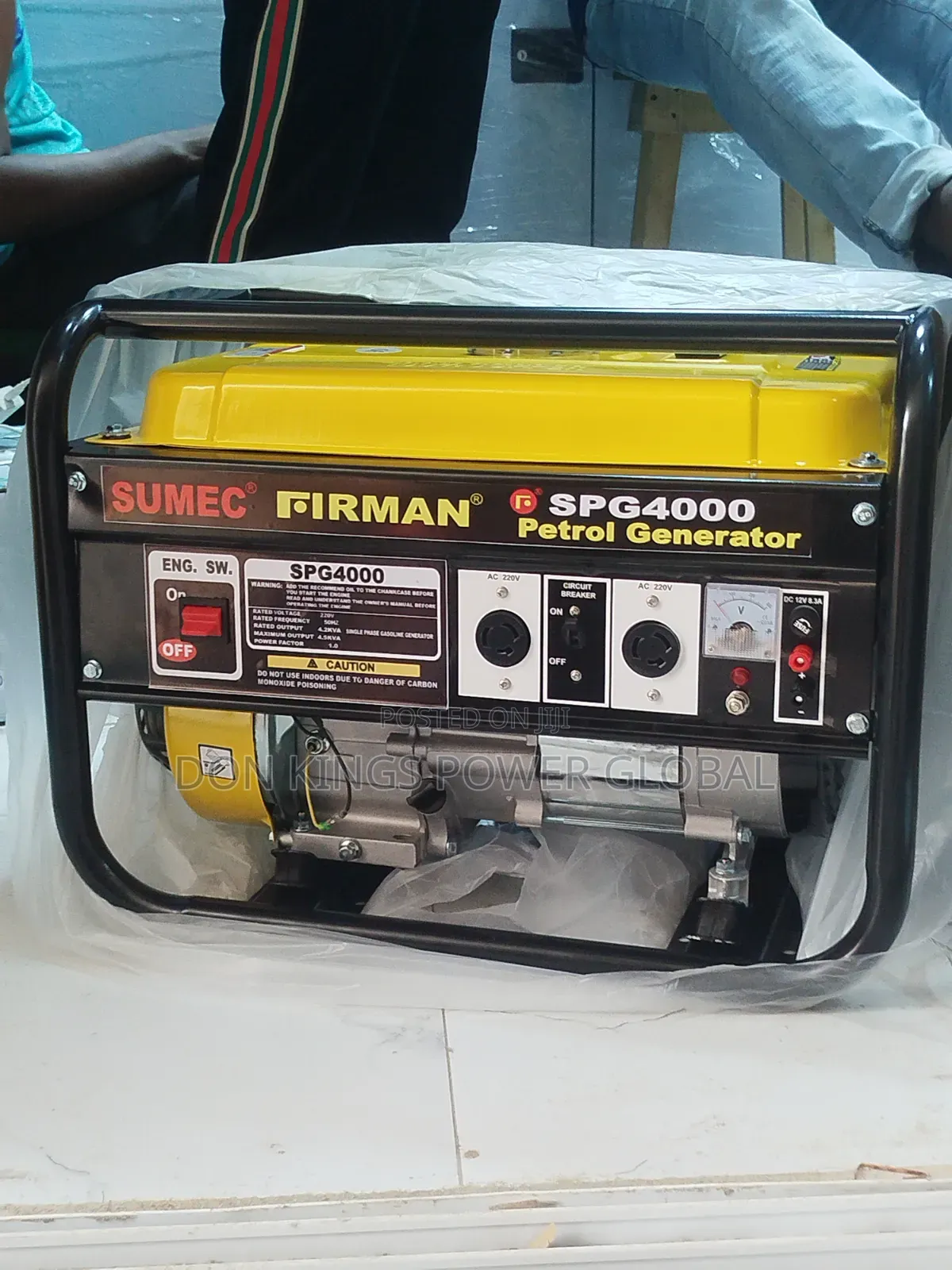 Sumec Firman Spg4000 Heavy-Duty Generator for Home and Business