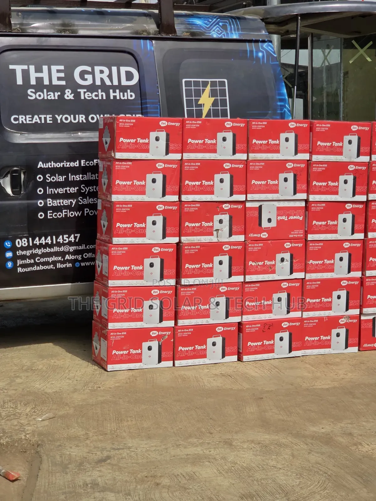 Itel Power Tank 500w (1kwh Battery) Solar Generator (Power House/Shop)