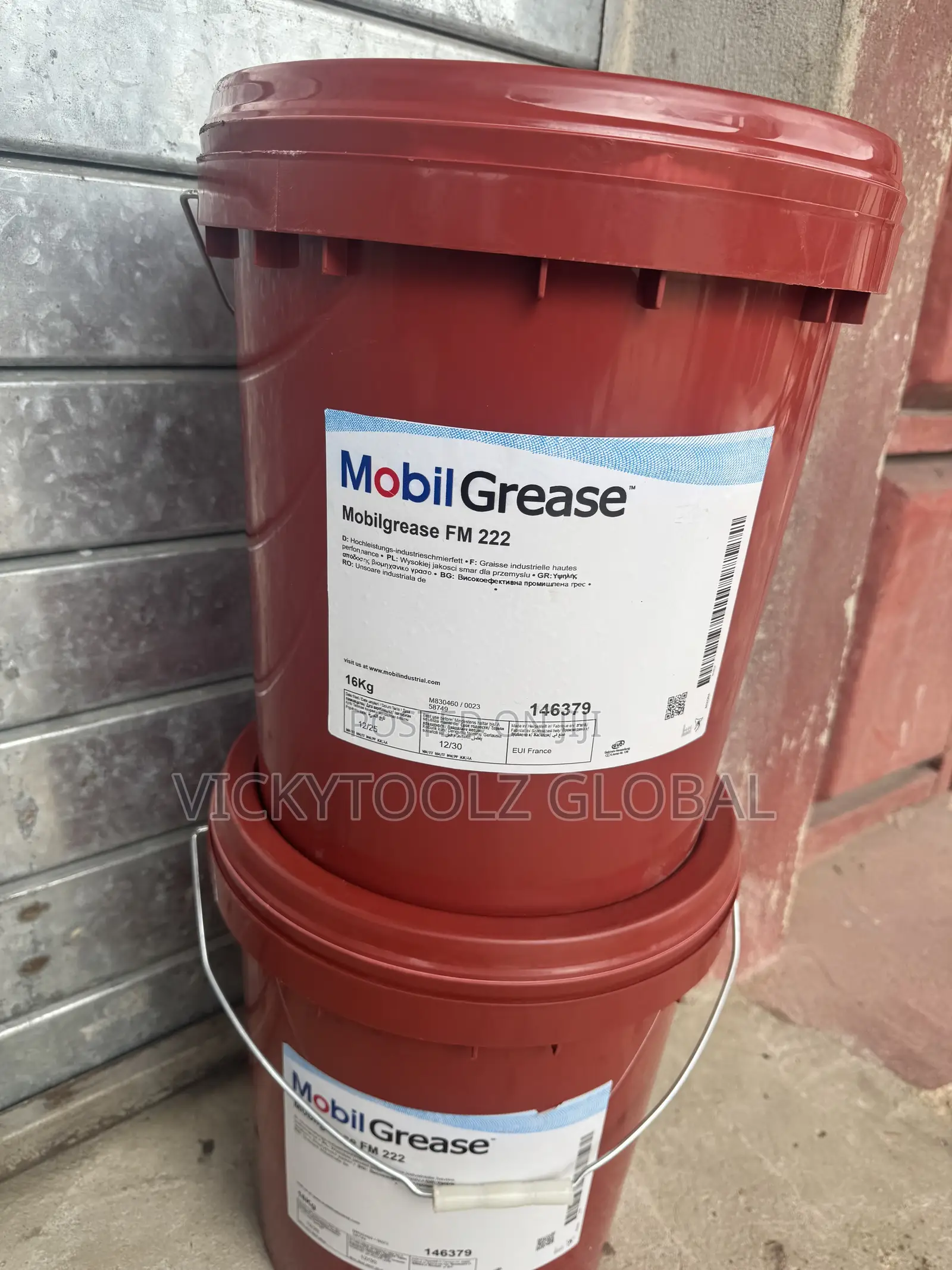 Mobilgrease Mobil Fm222 Certified Food Grade Grease 16kg