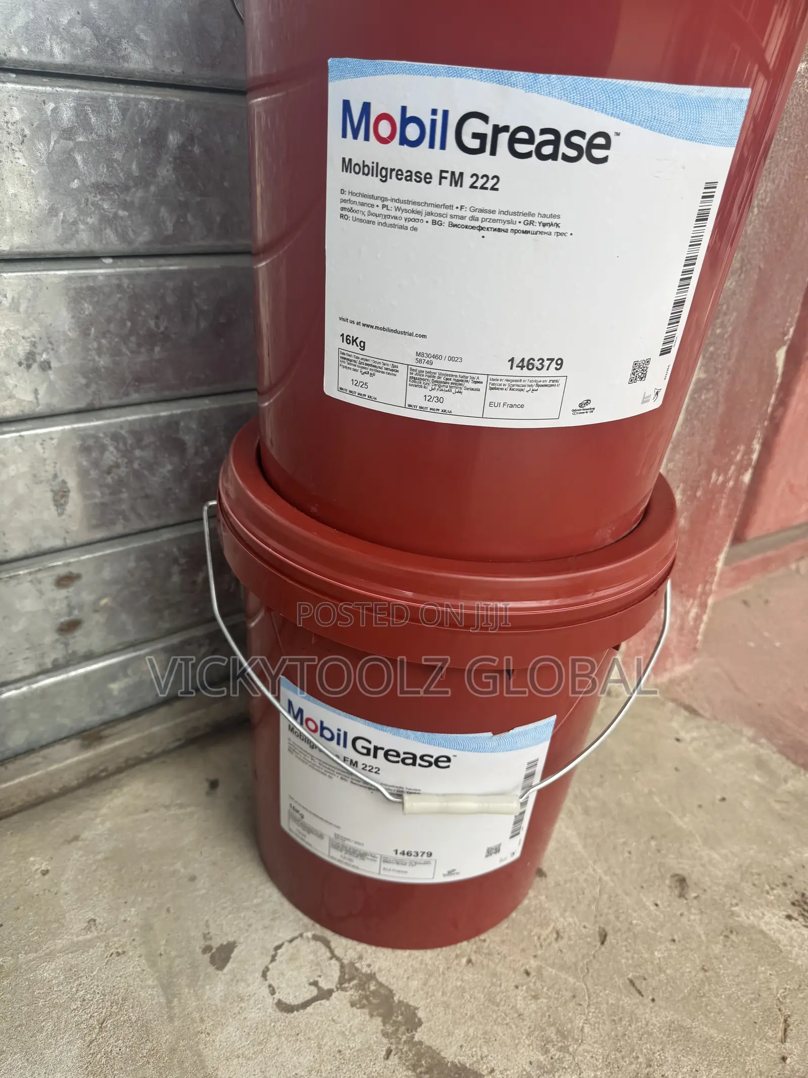 Mobilgrease Mobil Fm222 Certified Food Grade Grease 16kg