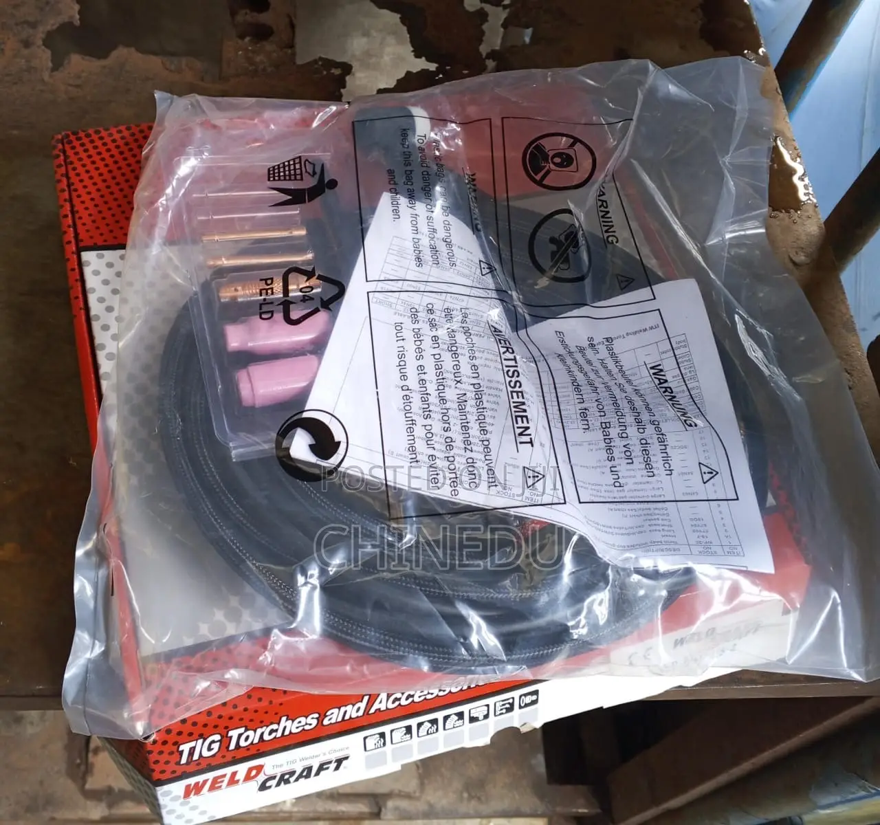 Weldcraft Tig Torch + Consumables Kit