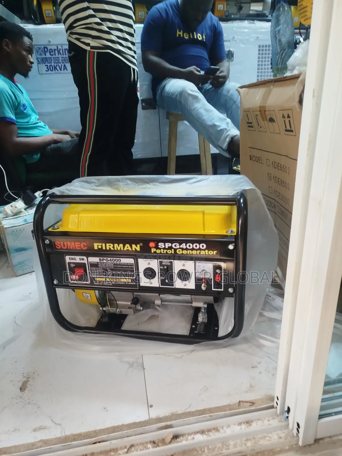 Sumec Firman Spg4000 4.5kva Heavy-Duty Generator for Home and Business