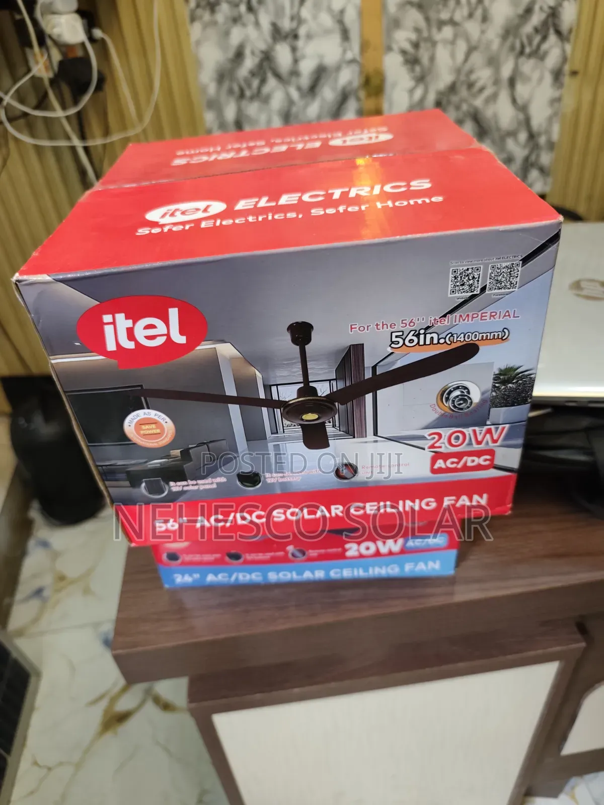 High-Quality Itel Ac/Dc Solar Fan Available Now