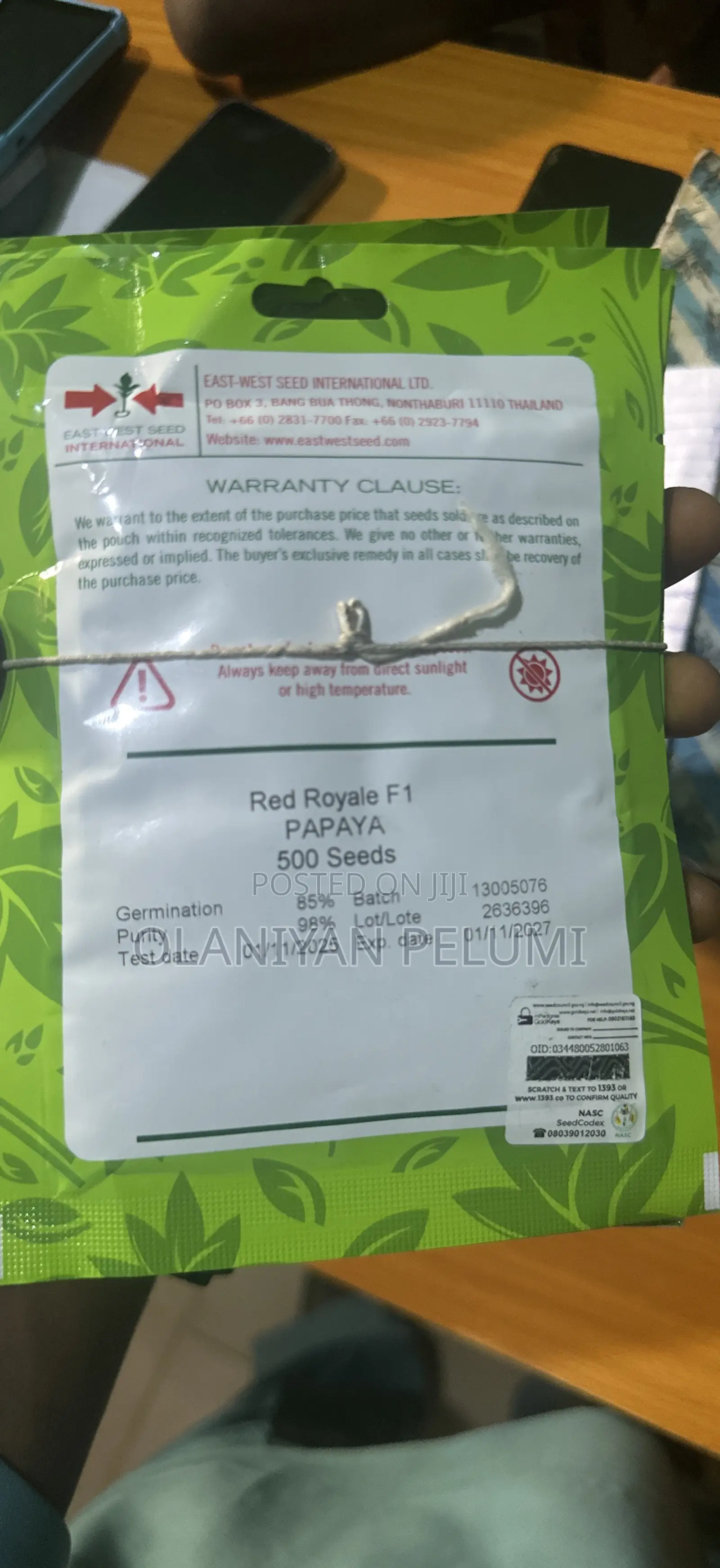 Red Royale F1 Pawpaw