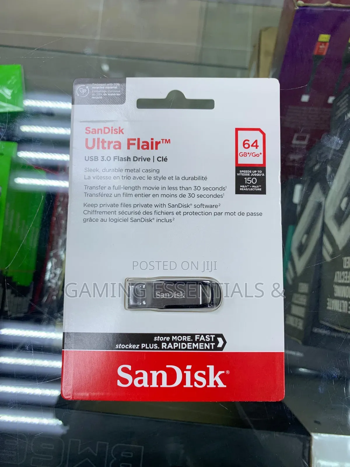 Sandisk Ultra Flair Usb 3.0 64gb Flash Drive